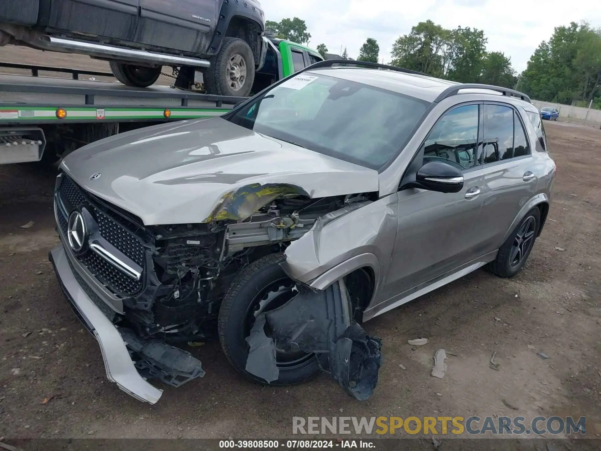 2 fotografías del automóvil dañado 4JGFB4KB4LA249597 MERCEDES-BENZ GLE 350 2020