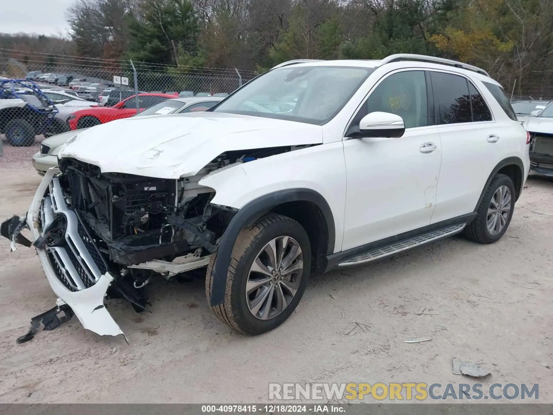 2 fotografías del automóvil dañado 4JGFB4KB6LA059381 MERCEDES-BENZ GLE 350 2020