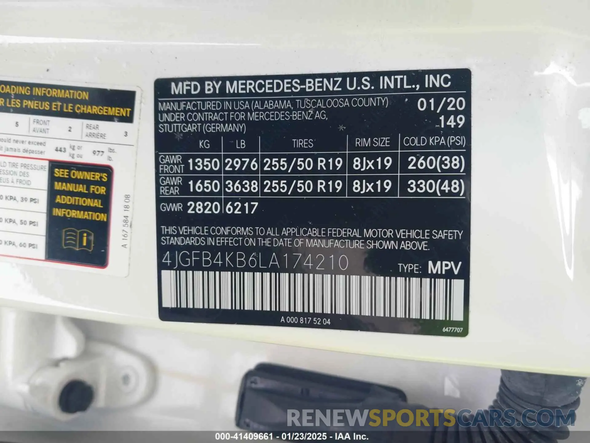 9 fotografías del automóvil dañado 4JGFB4KB6LA174210 MERCEDES-BENZ GLE 350 2020