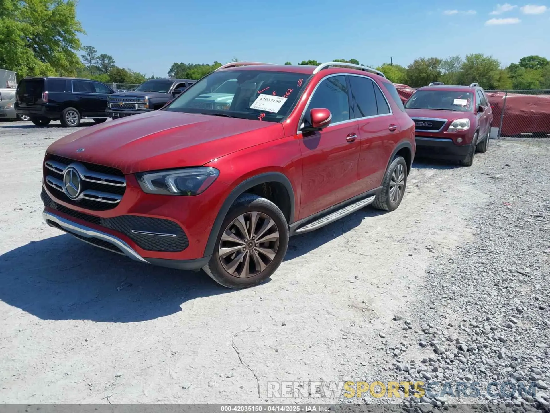 2 fotografías del automóvil dañado 4JGFB4KB8LA035843 MERCEDES-BENZ GLE 350 2020