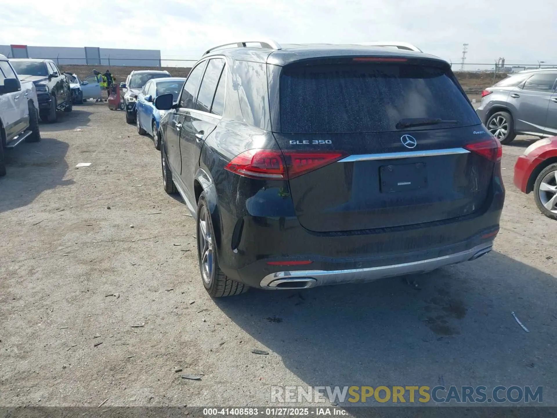 3 fotografías del automóvil dañado 4JGFB4KB8LA097582 MERCEDES-BENZ GLE 350 2020