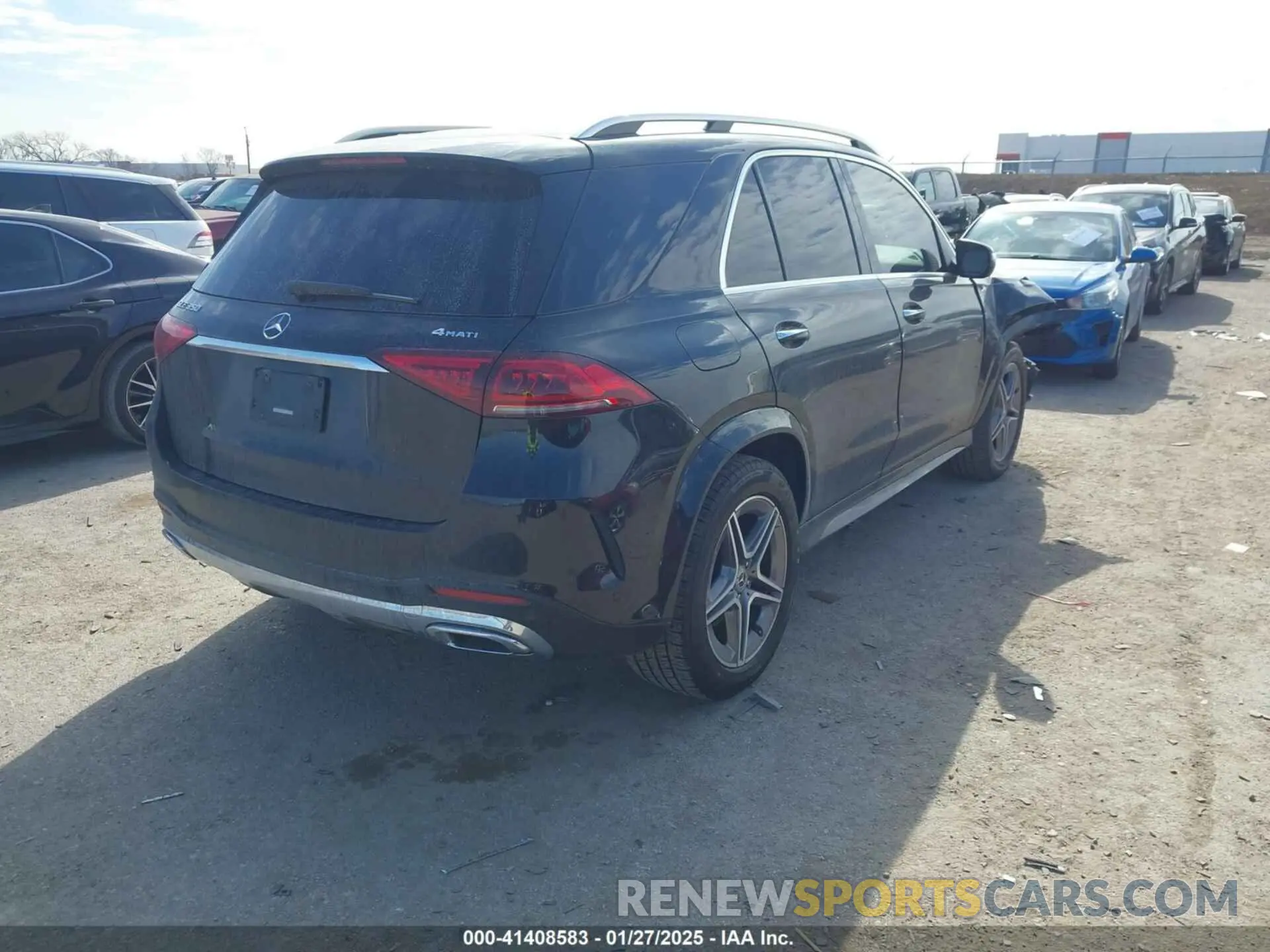 4 fotografías del automóvil dañado 4JGFB4KB8LA097582 MERCEDES-BENZ GLE 350 2020