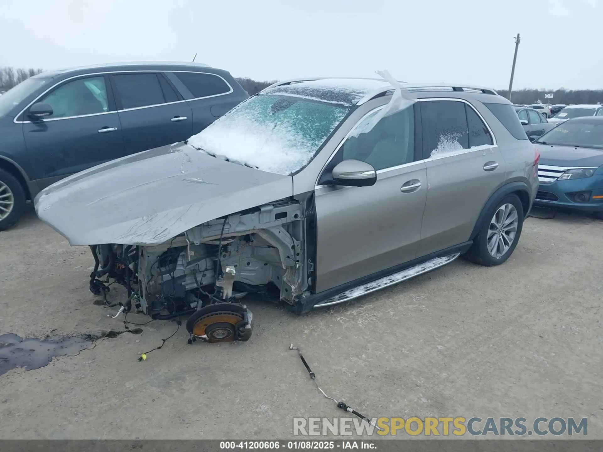 2 fotografías del automóvil dañado 4JGFB4KB8LA138213 MERCEDES-BENZ GLE 350 2020