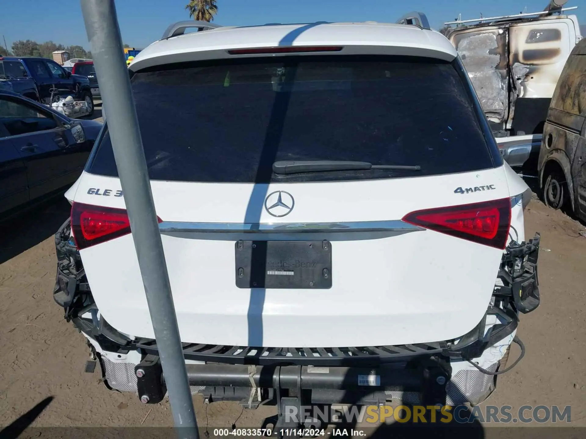 17 fotografías del automóvil dañado 4JGFB4KB9LA171754 MERCEDES-BENZ GLE 350 2020