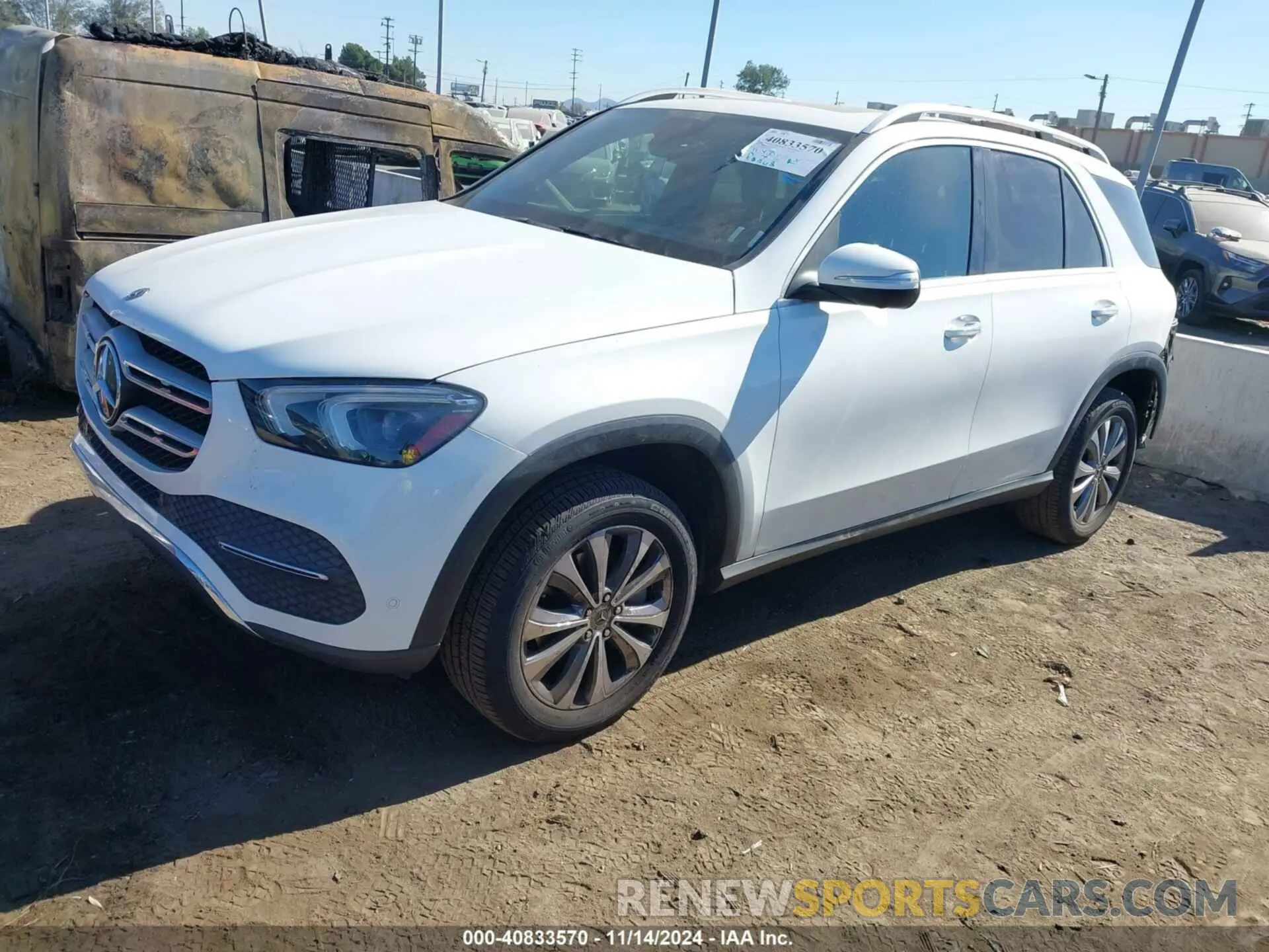 2 fotografías del automóvil dañado 4JGFB4KB9LA171754 MERCEDES-BENZ GLE 350 2020