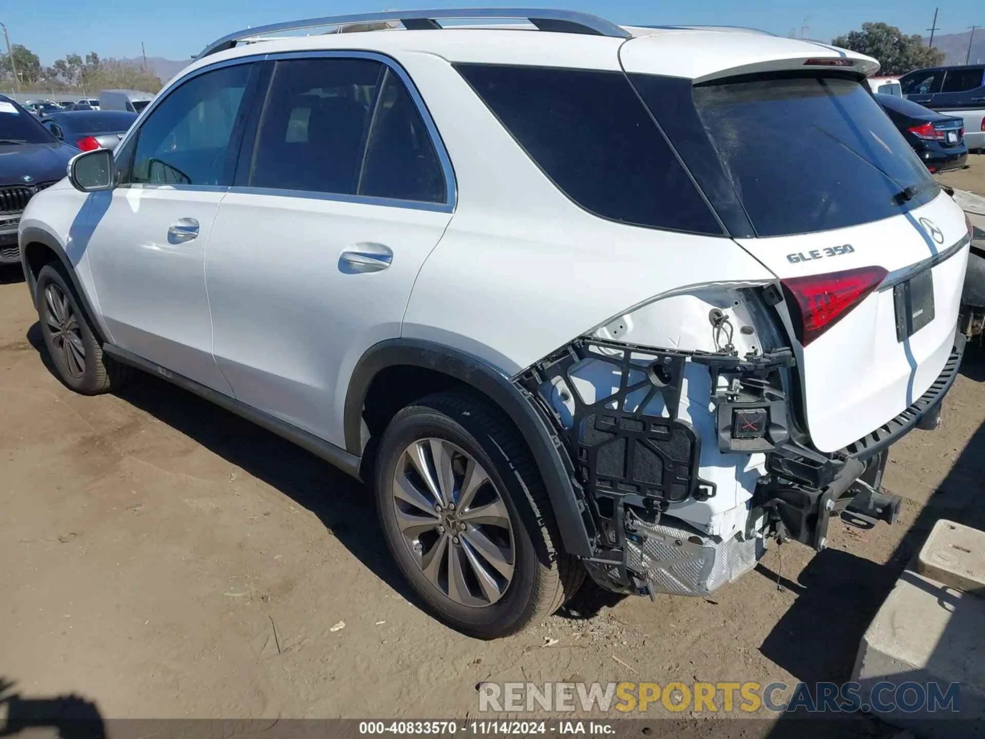 3 fotografías del automóvil dañado 4JGFB4KB9LA171754 MERCEDES-BENZ GLE 350 2020