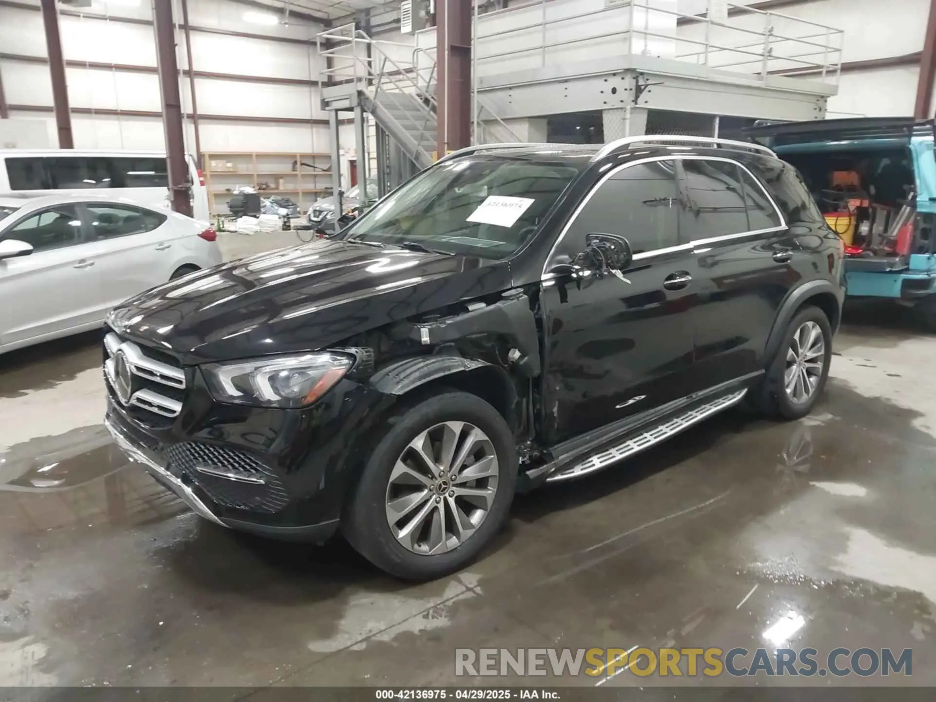 2 fotografías del automóvil dañado 4JGFB4KE0LA013524 MERCEDES-BENZ GLE 350 2020