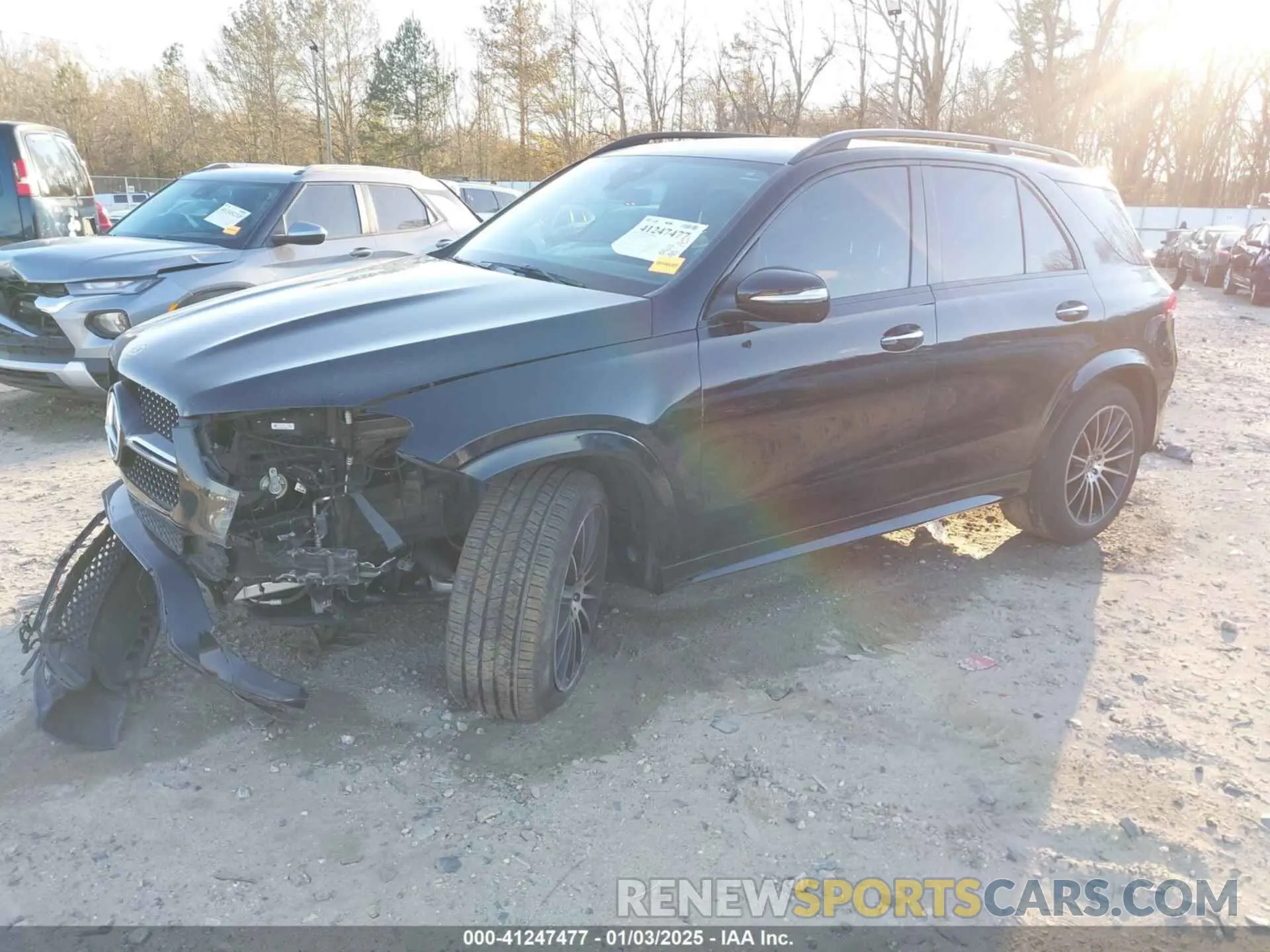 2 fotografías del automóvil dañado 4JGFB4JB0MA382473 MERCEDES-BENZ GLE 350 2021
