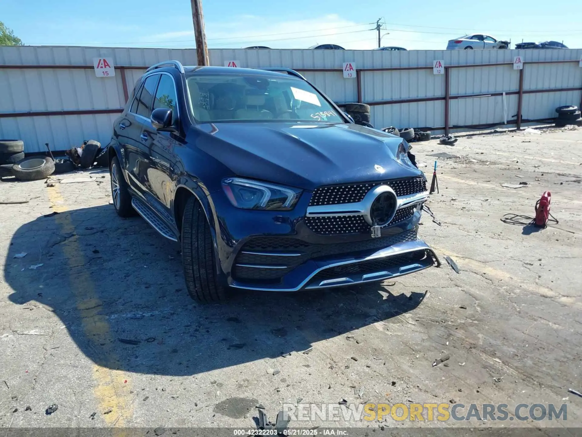 1 fotografías del automóvil dañado 4JGFB4JB4MA575841 MERCEDES-BENZ GLE 350 2021