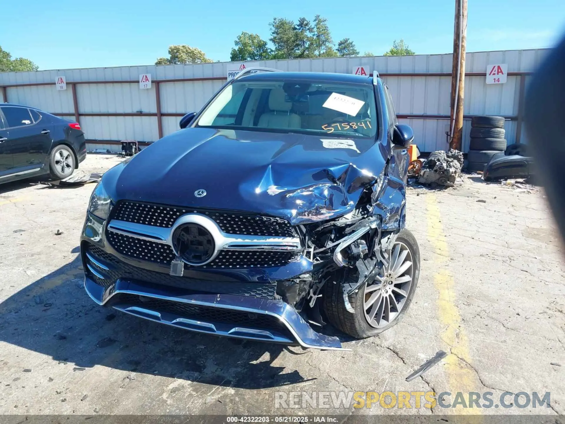 13 fotografías del automóvil dañado 4JGFB4JB4MA575841 MERCEDES-BENZ GLE 350 2021