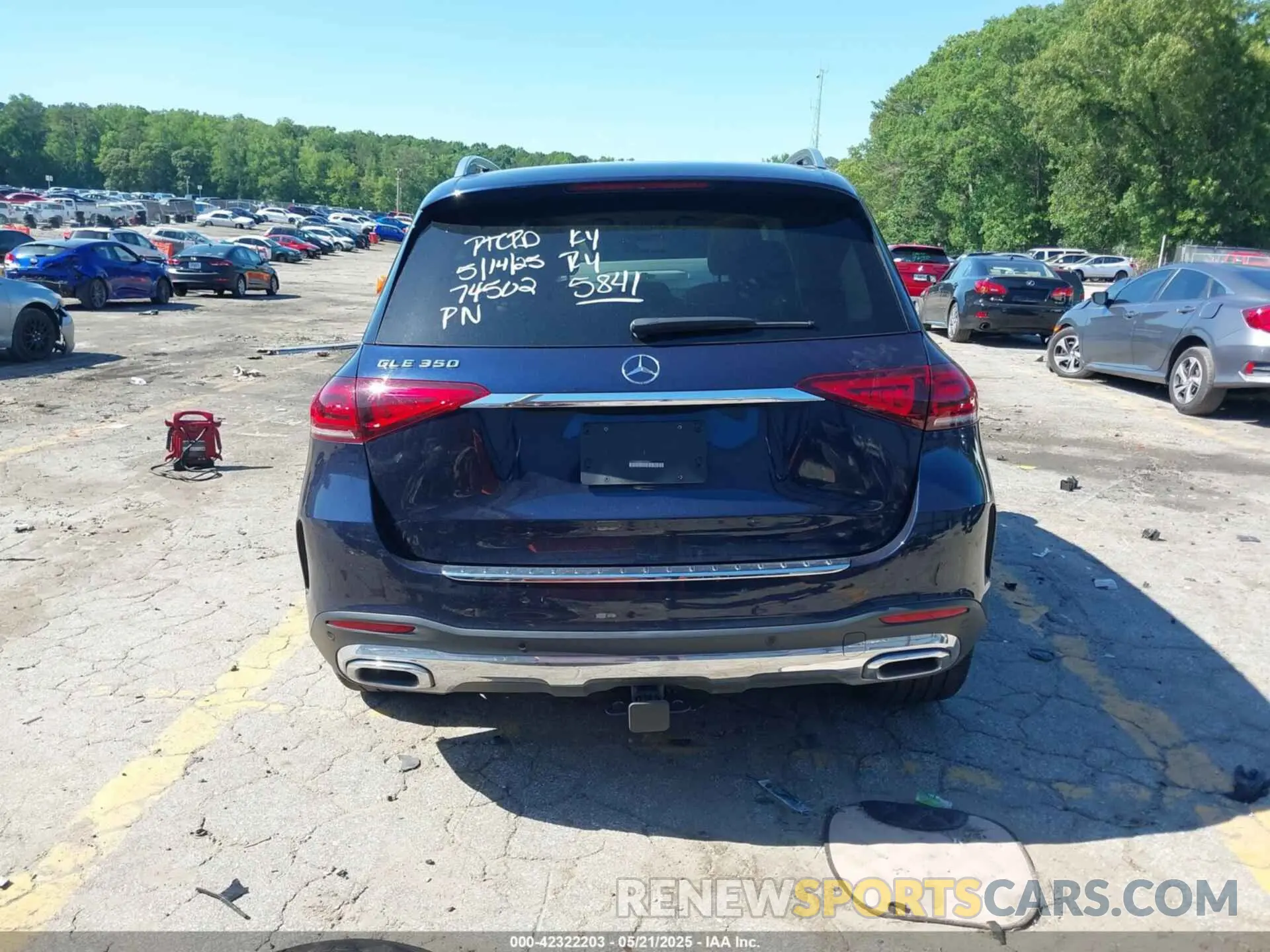 17 fotografías del automóvil dañado 4JGFB4JB4MA575841 MERCEDES-BENZ GLE 350 2021