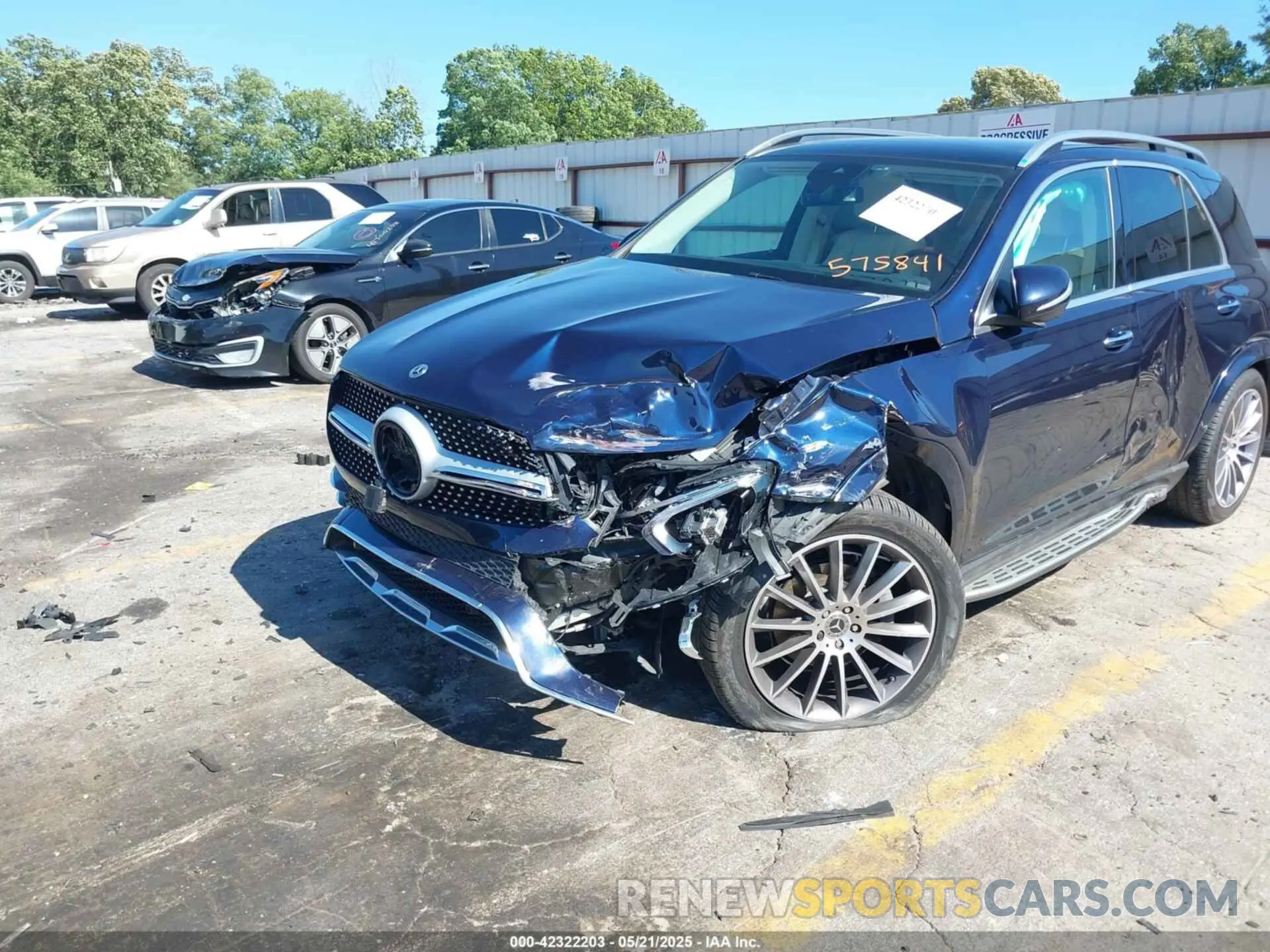 6 fotografías del automóvil dañado 4JGFB4JB4MA575841 MERCEDES-BENZ GLE 350 2021