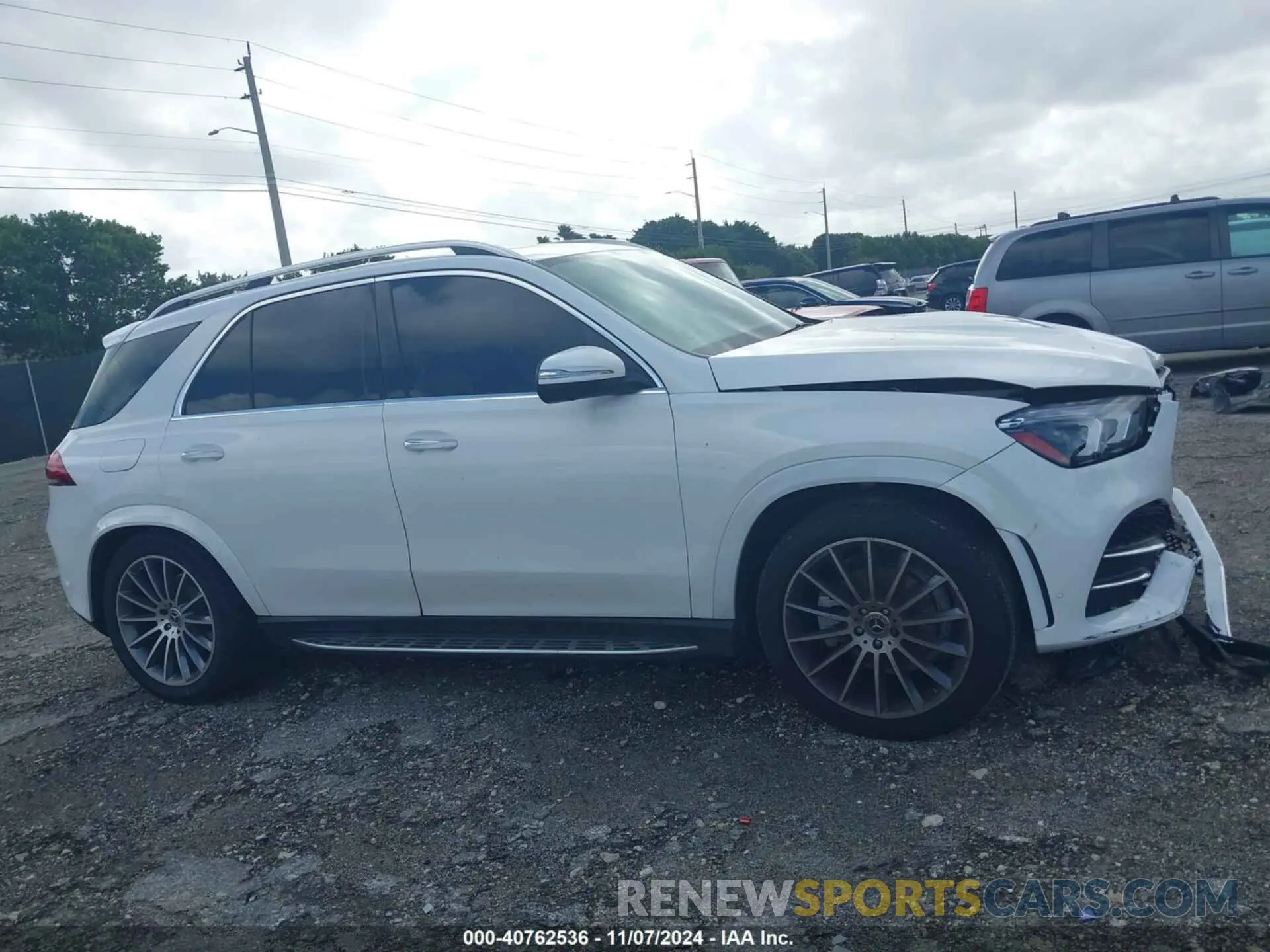 13 fotografías del automóvil dañado 4JGFB4KB0MA453542 MERCEDES-BENZ GLE 350 2021