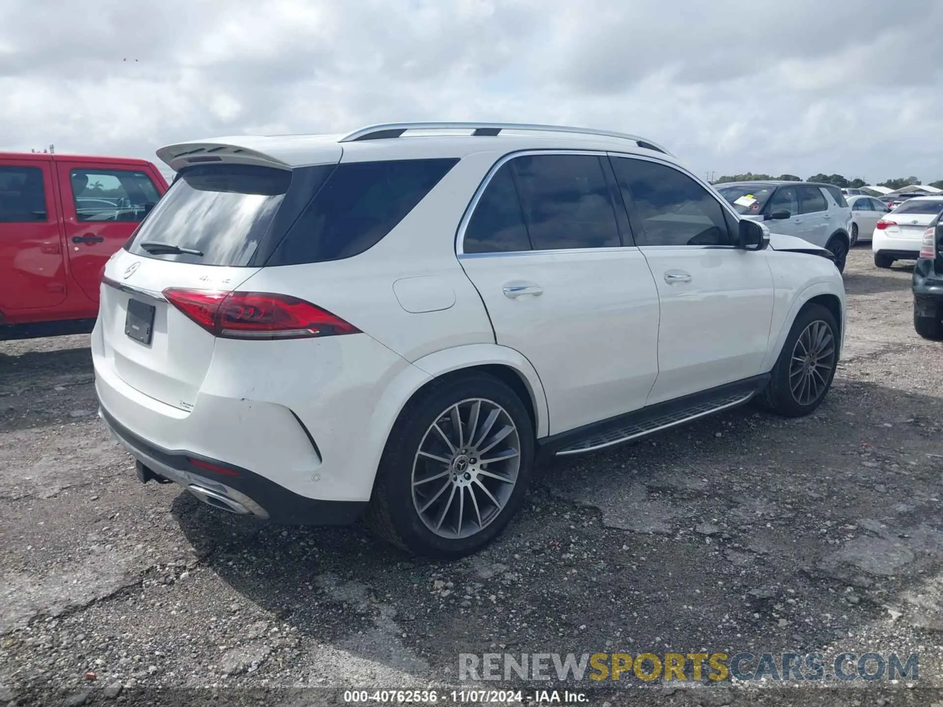 4 fotografías del automóvil dañado 4JGFB4KB0MA453542 MERCEDES-BENZ GLE 350 2021