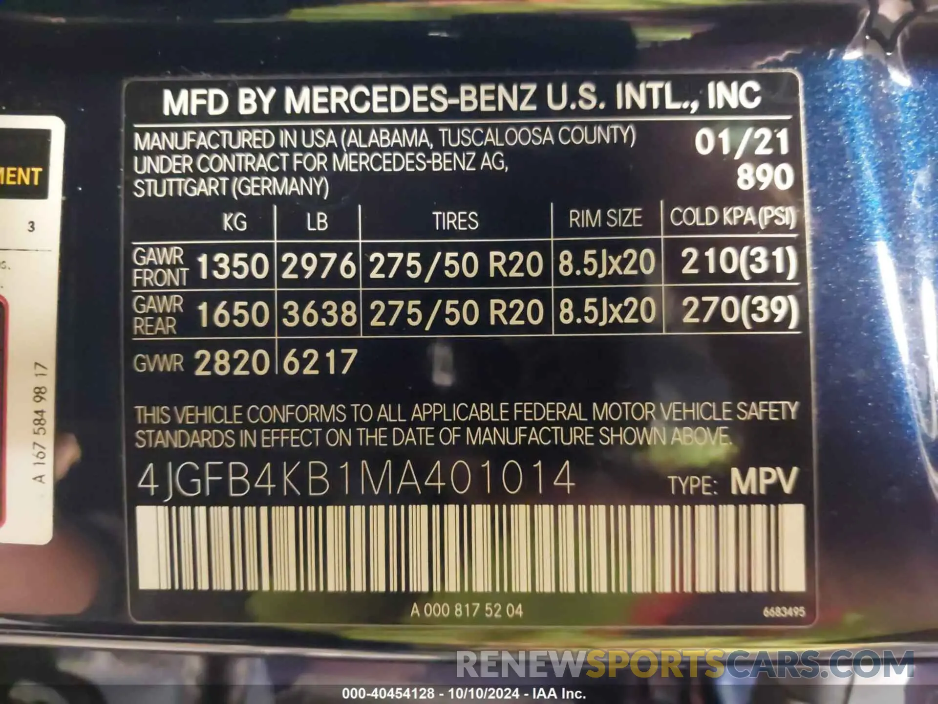 9 fotografías del automóvil dañado 4JGFB4KB1MA401014 MERCEDES-BENZ GLE 350 2021