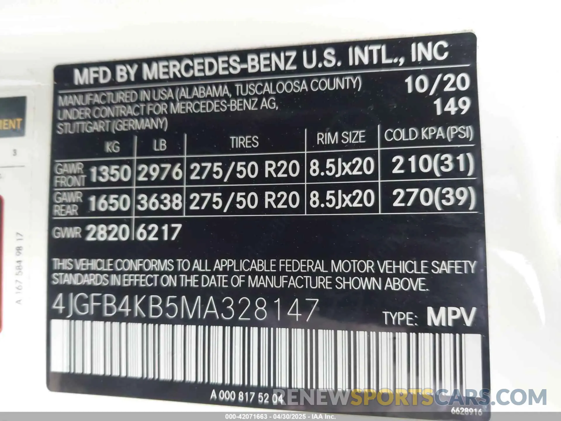 9 fotografías del automóvil dañado 4JGFB4KB5MA328147 MERCEDES-BENZ GLE 350 2021