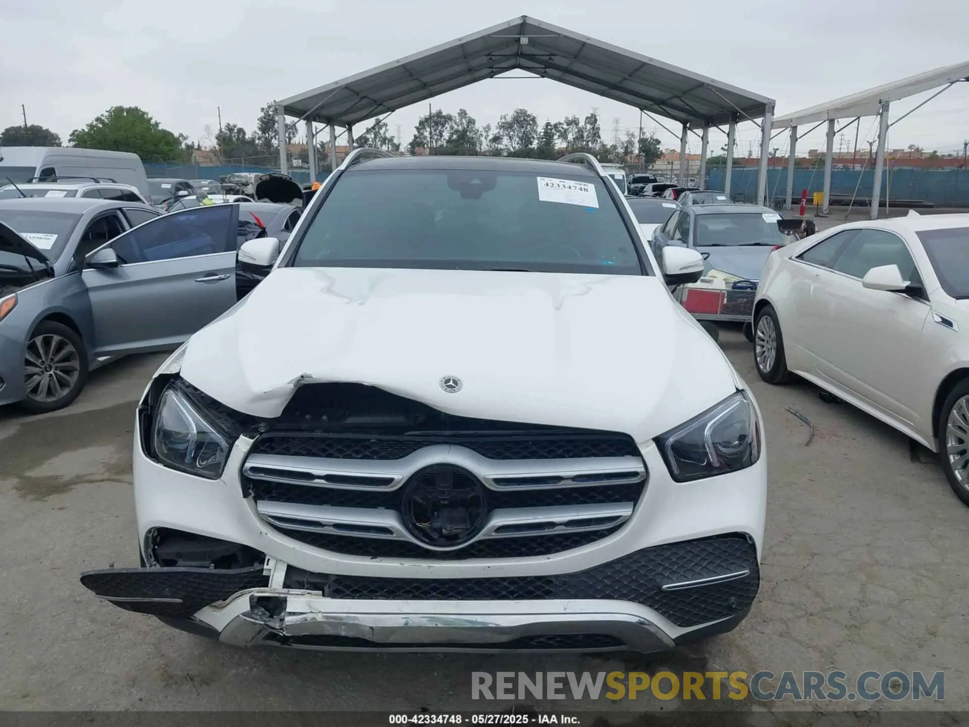 12 fotografías del automóvil dañado 4JGFB4KB9MA327860 MERCEDES-BENZ GLE 350 2021