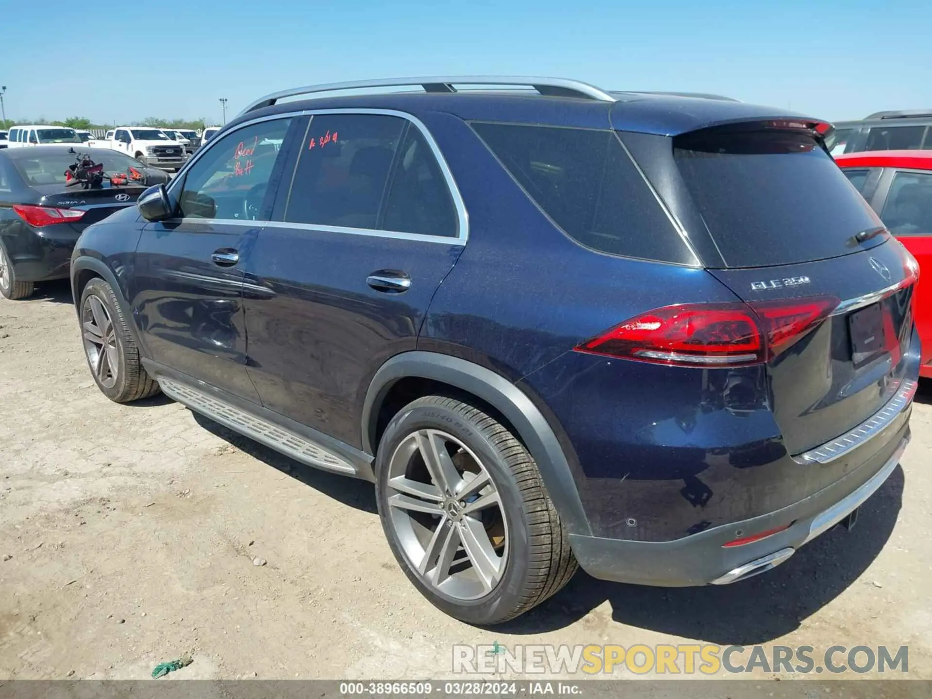 3 fotografías del automóvil dañado 4JGFB4KBXMA488556 MERCEDES-BENZ GLE 350 2021