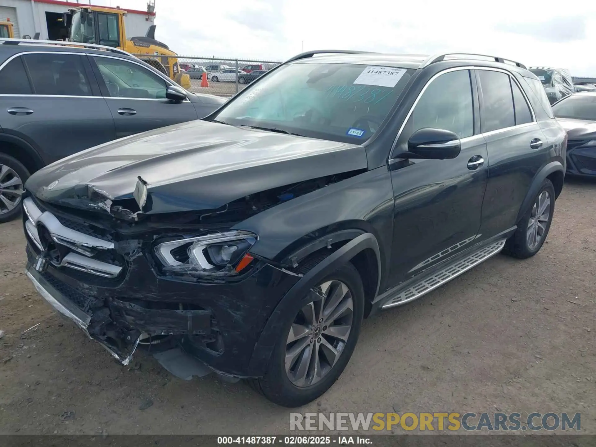 2 fotografías del automóvil dañado 4JGFB4KEXMA444034 MERCEDES-BENZ GLE 350 2021