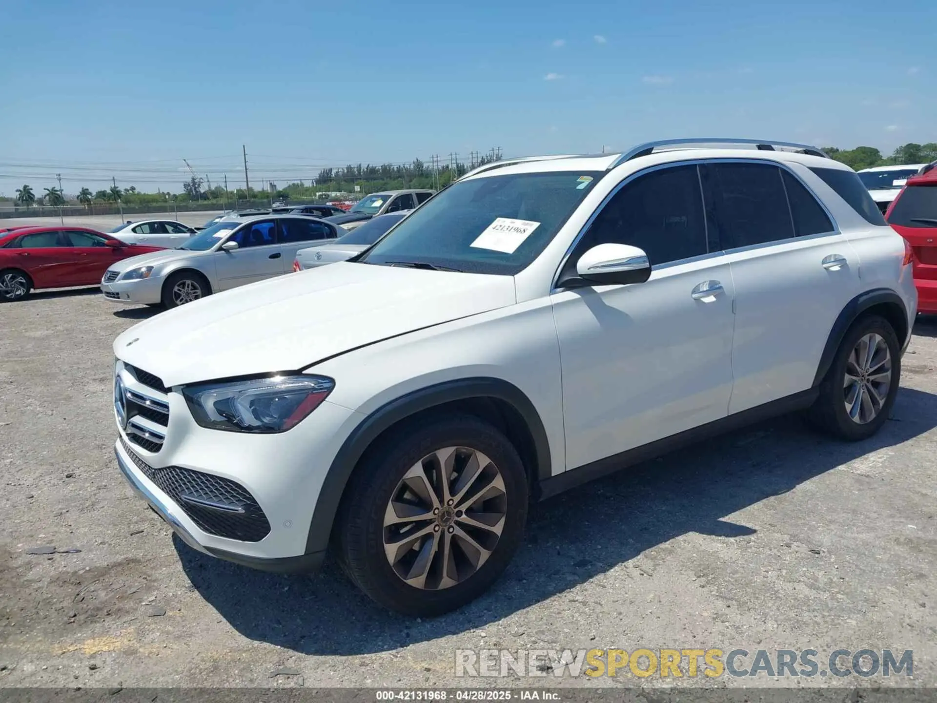 2 fotografías del automóvil dañado 4JGFB4JB5NA703411 MERCEDES-BENZ GLE 350 2022