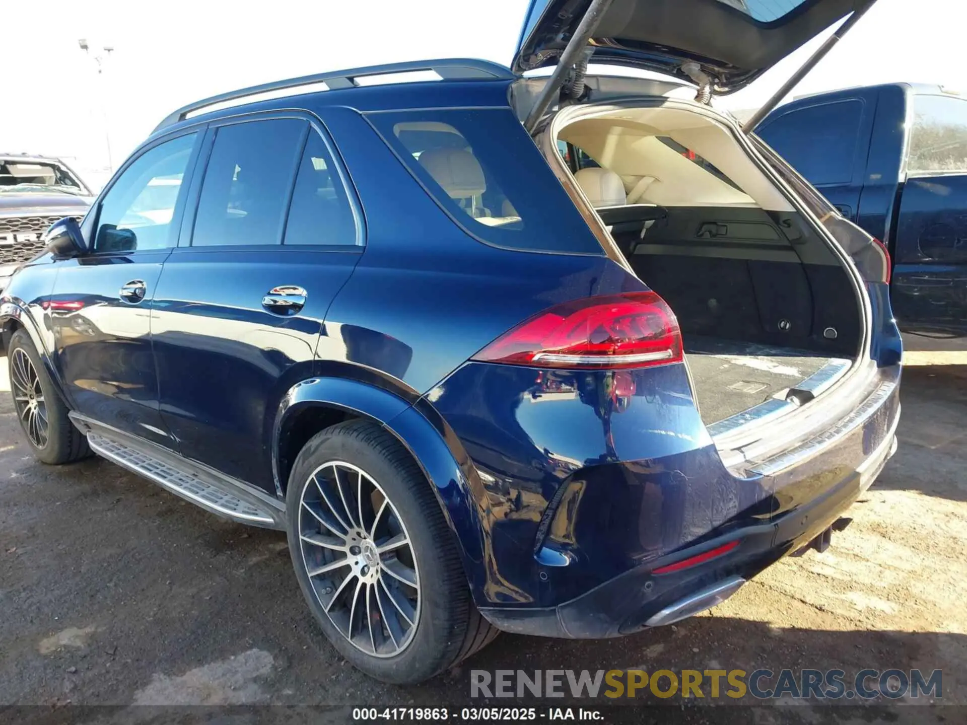 3 fotografías del automóvil dañado 4JGFB4KB2NA628214 MERCEDES-BENZ GLE 350 2022