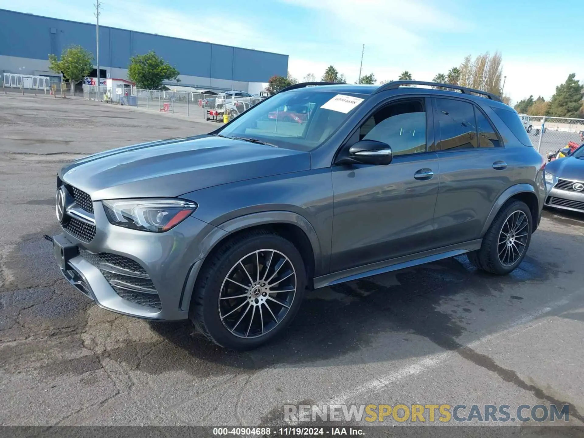 2 fotografías del automóvil dañado 4JGFB4KB4NA635827 MERCEDES-BENZ GLE 350 2022