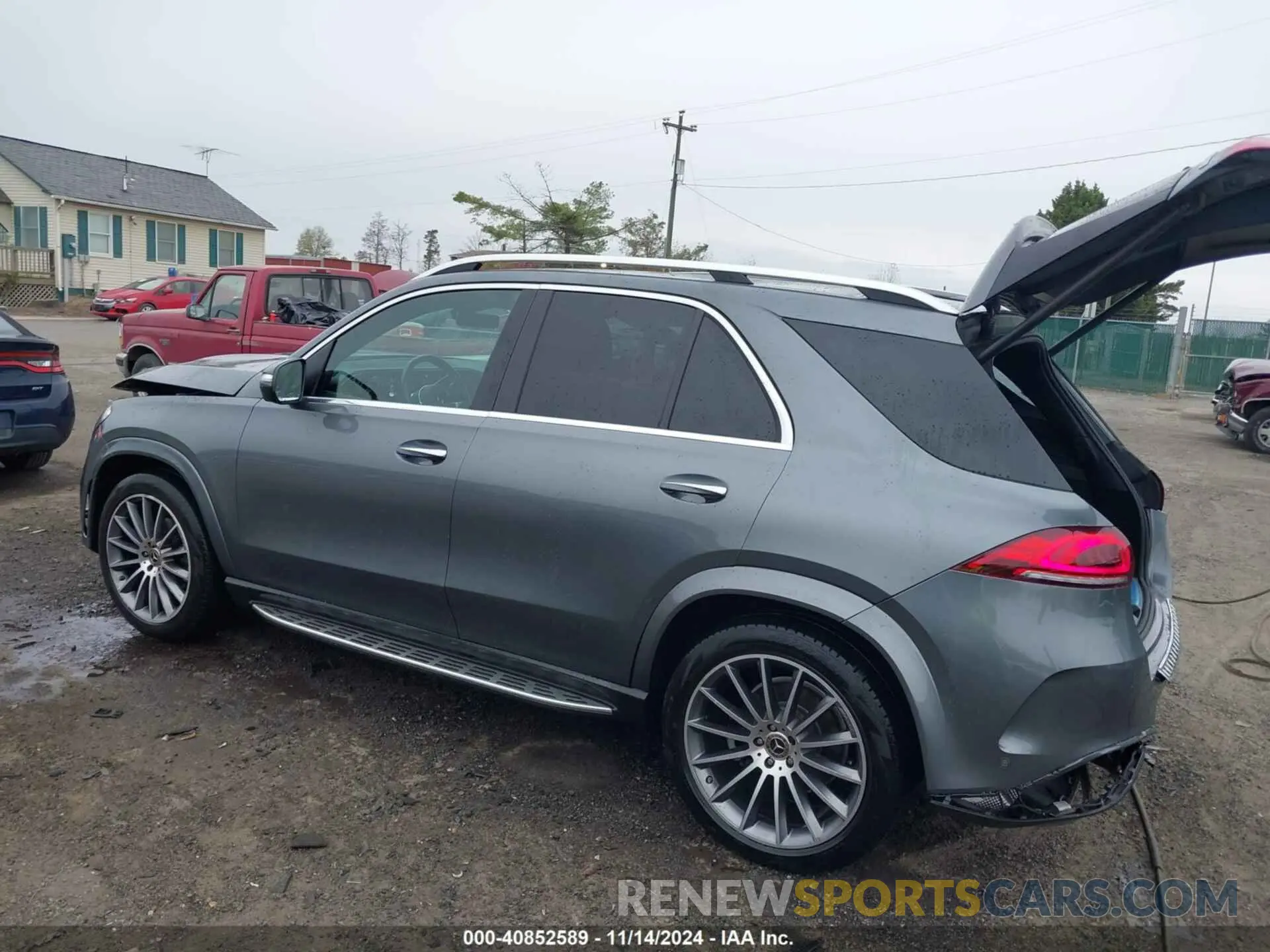 3 fotografías del automóvil dañado 4JGFB4KB6NA819215 MERCEDES-BENZ GLE 350 2022