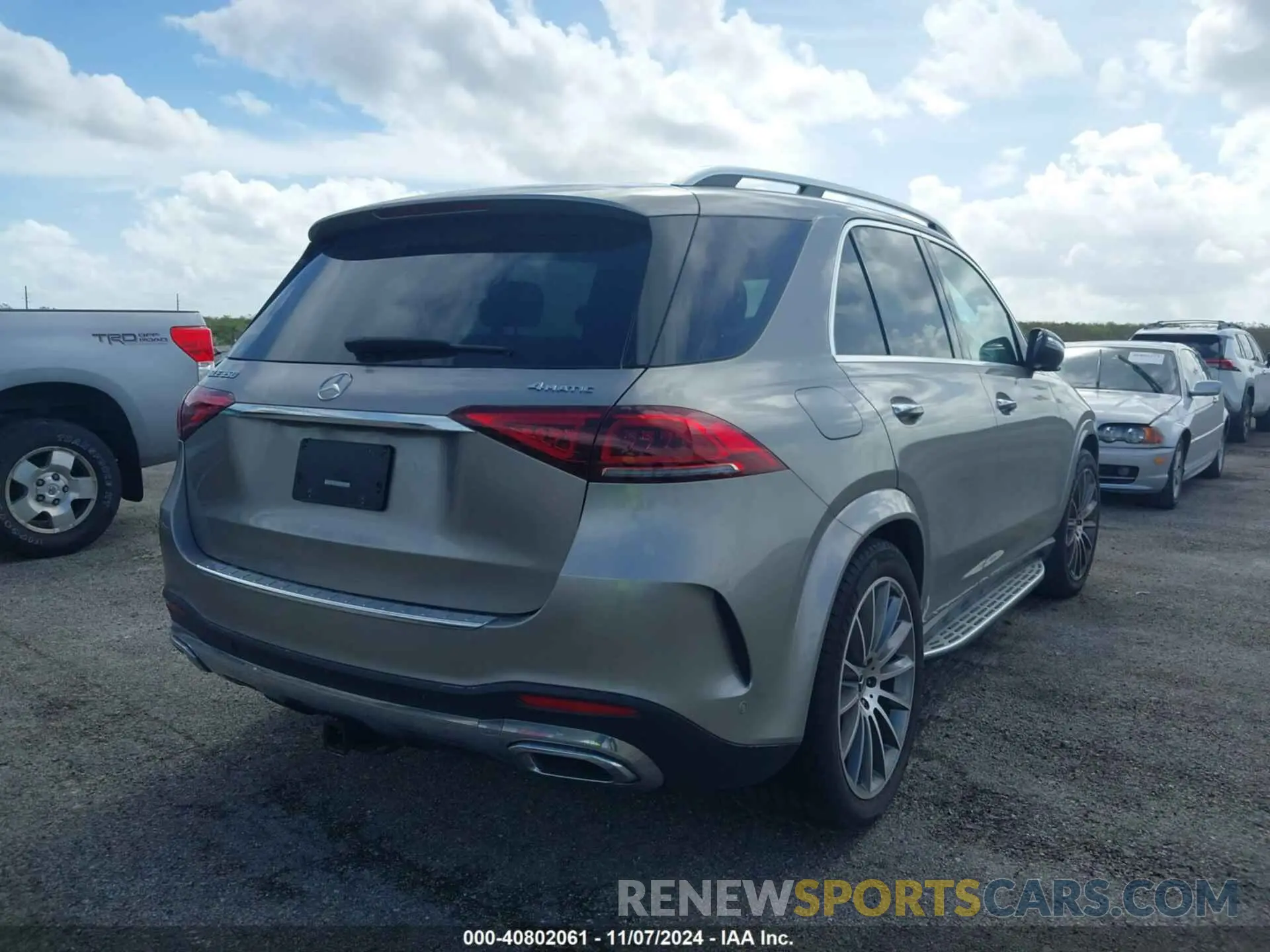 4 fotografías del automóvil dañado 4JGFB4KB8NA642523 MERCEDES-BENZ GLE 350 2022