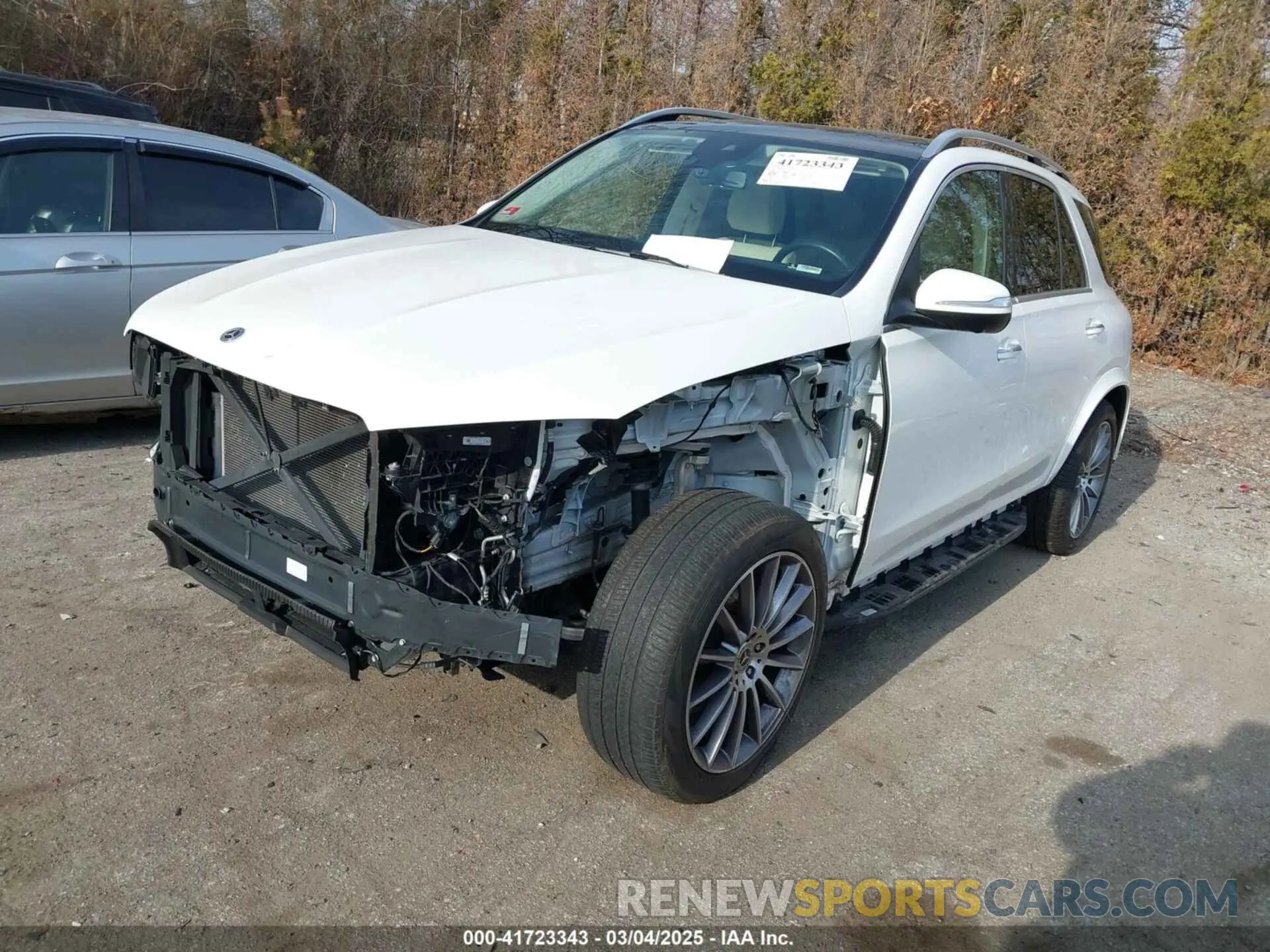 2 fotografías del automóvil dañado 4JGFB4KB9NA710781 MERCEDES-BENZ GLE 350 2022