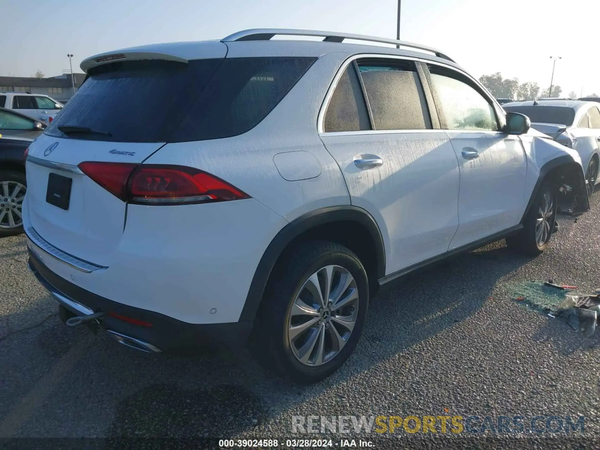 4 fotografías del automóvil dañado 4JGFB4KBXNA741537 MERCEDES-BENZ GLE 350 2022