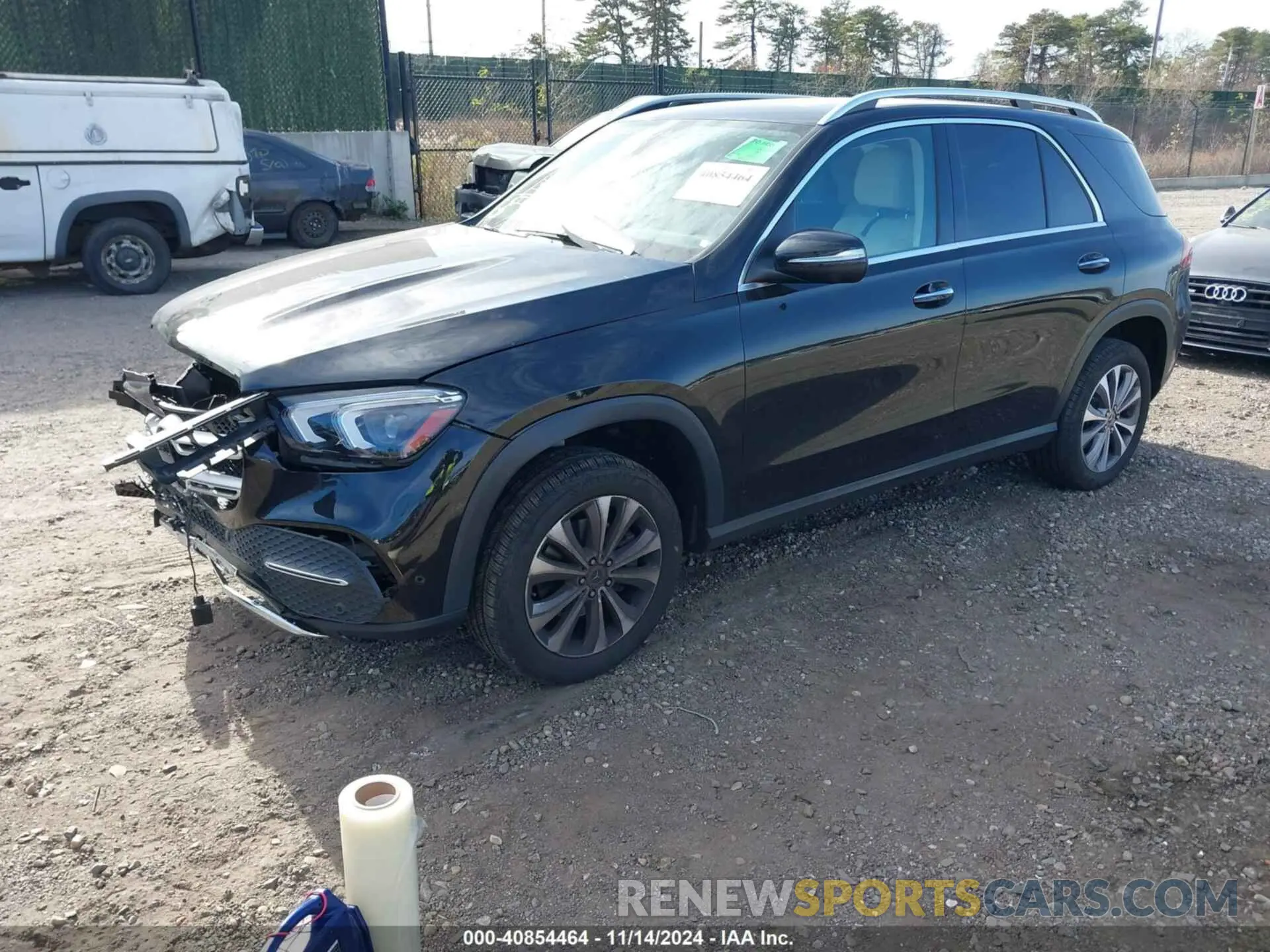 2 fotografías del automóvil dañado 4JGFB4KE1NA596060 MERCEDES-BENZ GLE 350 2022