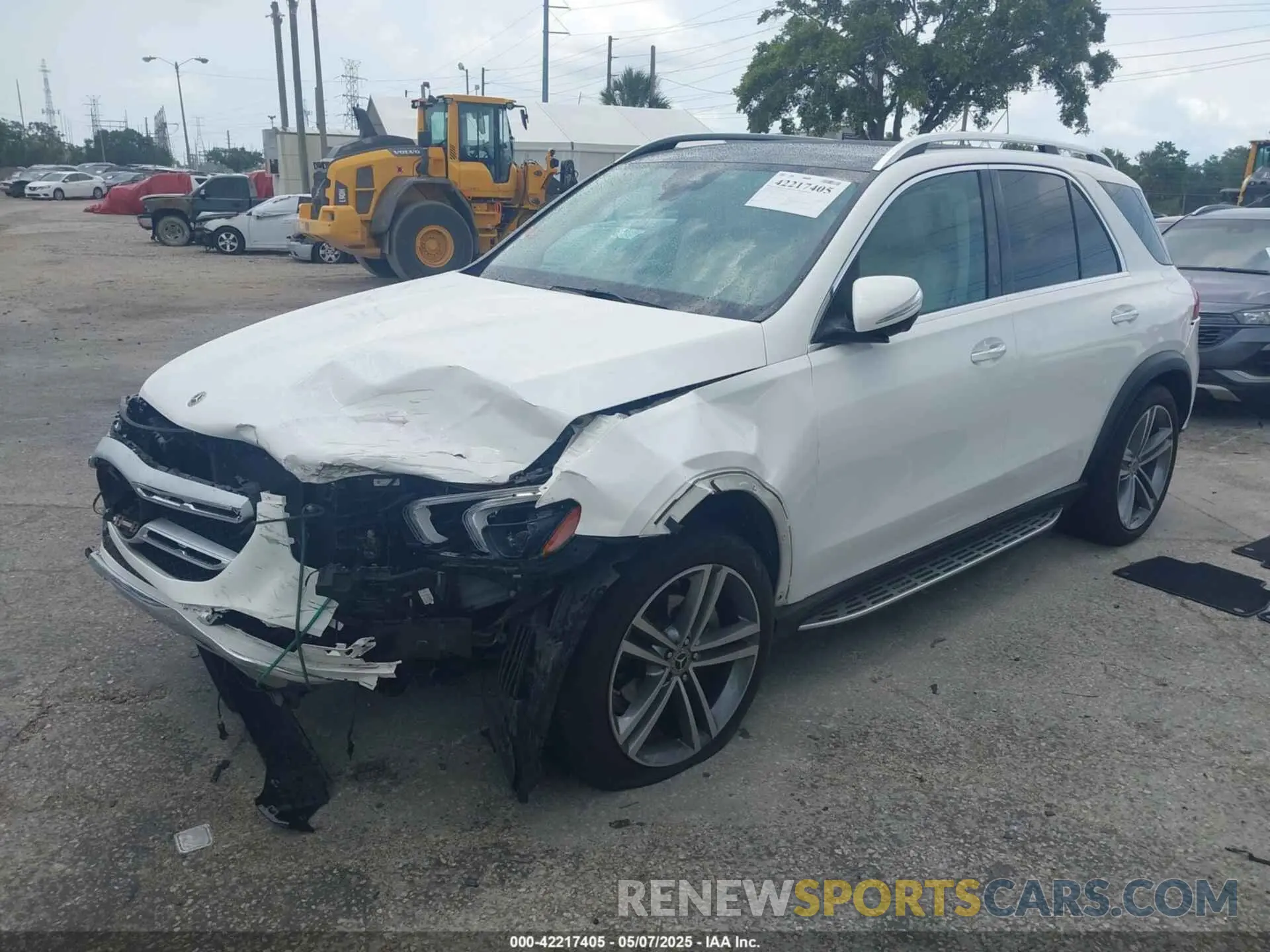 2 fotografías del automóvil dañado 4JGFB4KE8NA741613 MERCEDES-BENZ GLE 350 2022
