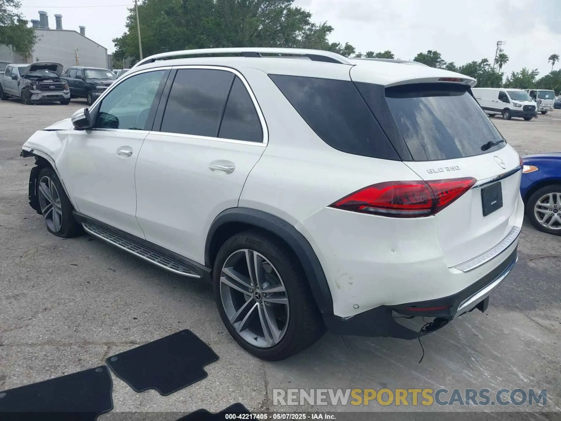 3 fotografías del automóvil dañado 4JGFB4KE8NA741613 MERCEDES-BENZ GLE 350 2022