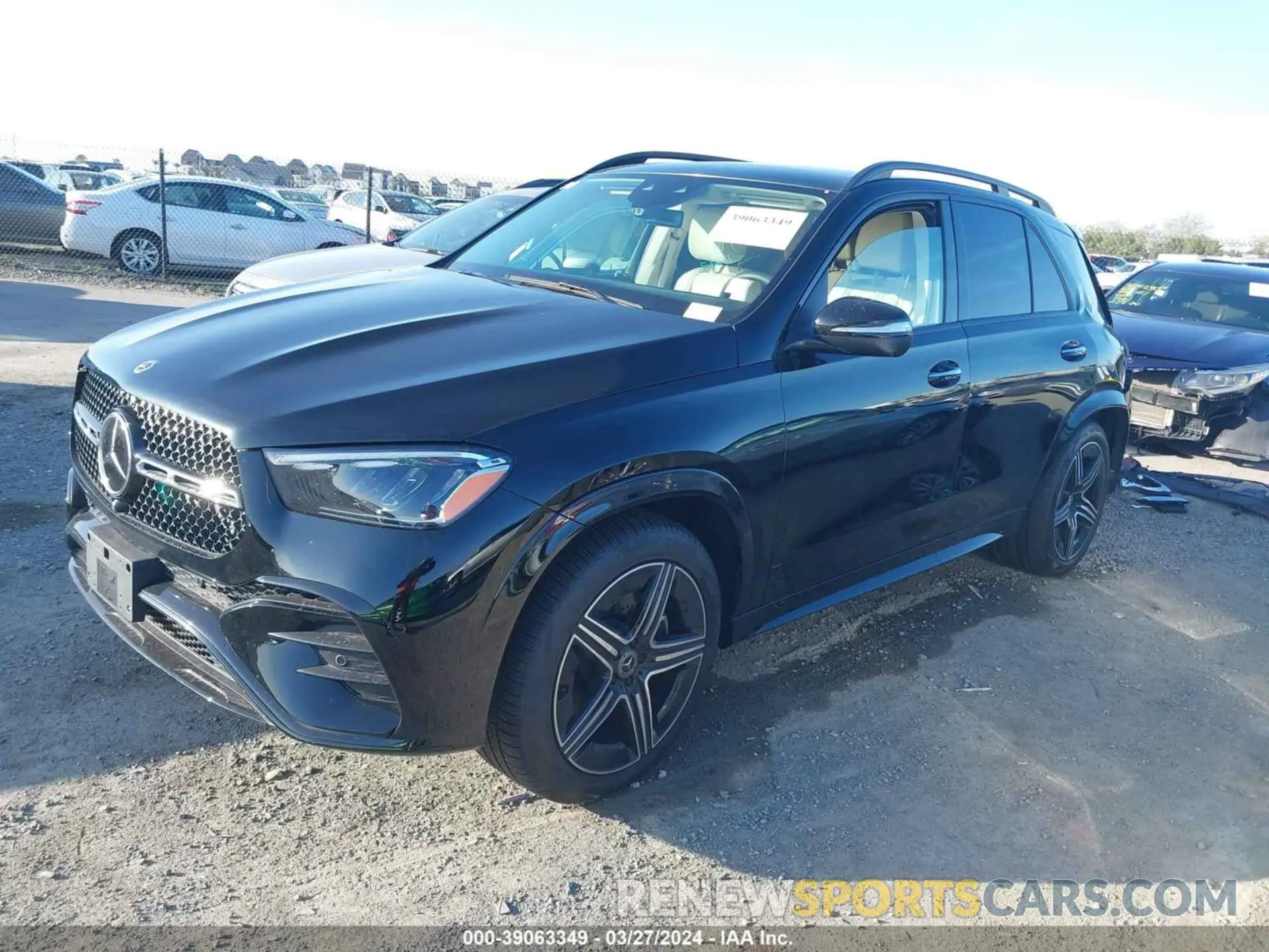 2 fotografías del automóvil dañado 4JGFB4FB1RB135912 MERCEDES-BENZ GLE 350 2024