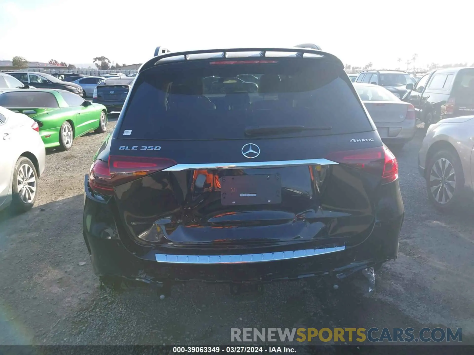 6 fotografías del automóvil dañado 4JGFB4FB1RB135912 MERCEDES-BENZ GLE 350 2024