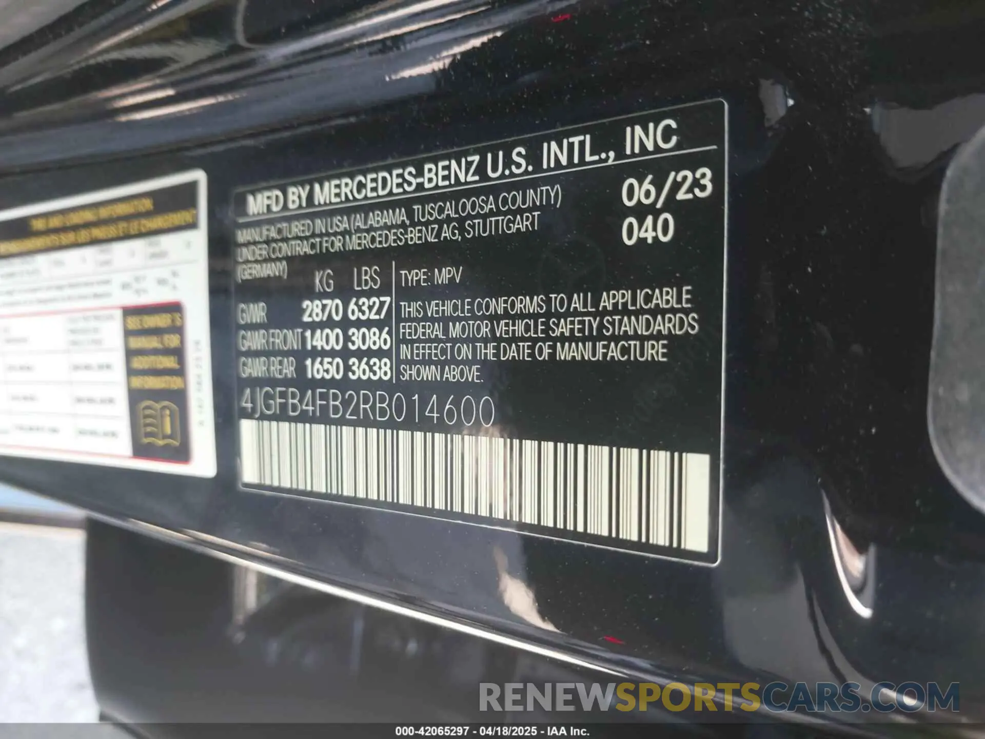 9 fotografías del automóvil dañado 4JGFB4FB2RB014600 MERCEDES-BENZ GLE 350 2024