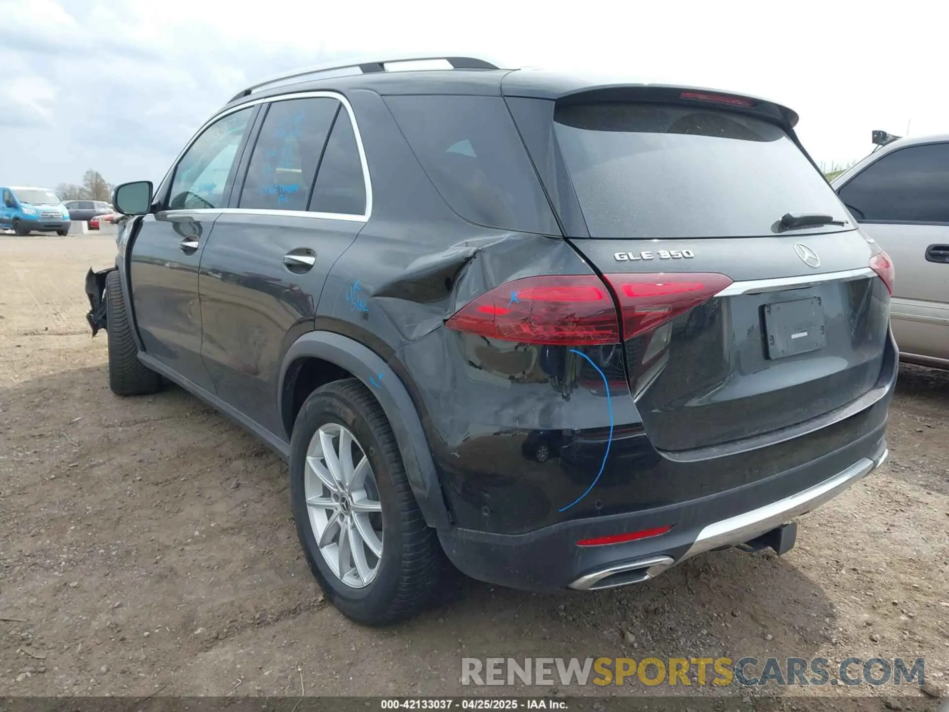 3 fotografías del automóvil dañado 4JGFB4FB3RB045757 MERCEDES-BENZ GLE 350 2024