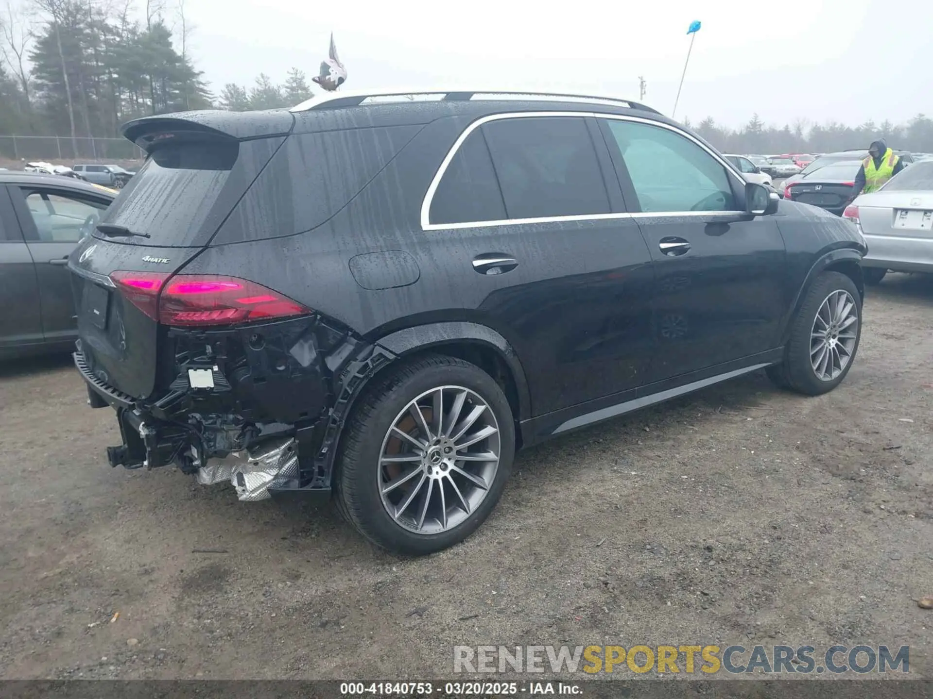 4 fotografías del automóvil dañado 4JGFB4FB4RB011147 MERCEDES-BENZ GLE 350 2024