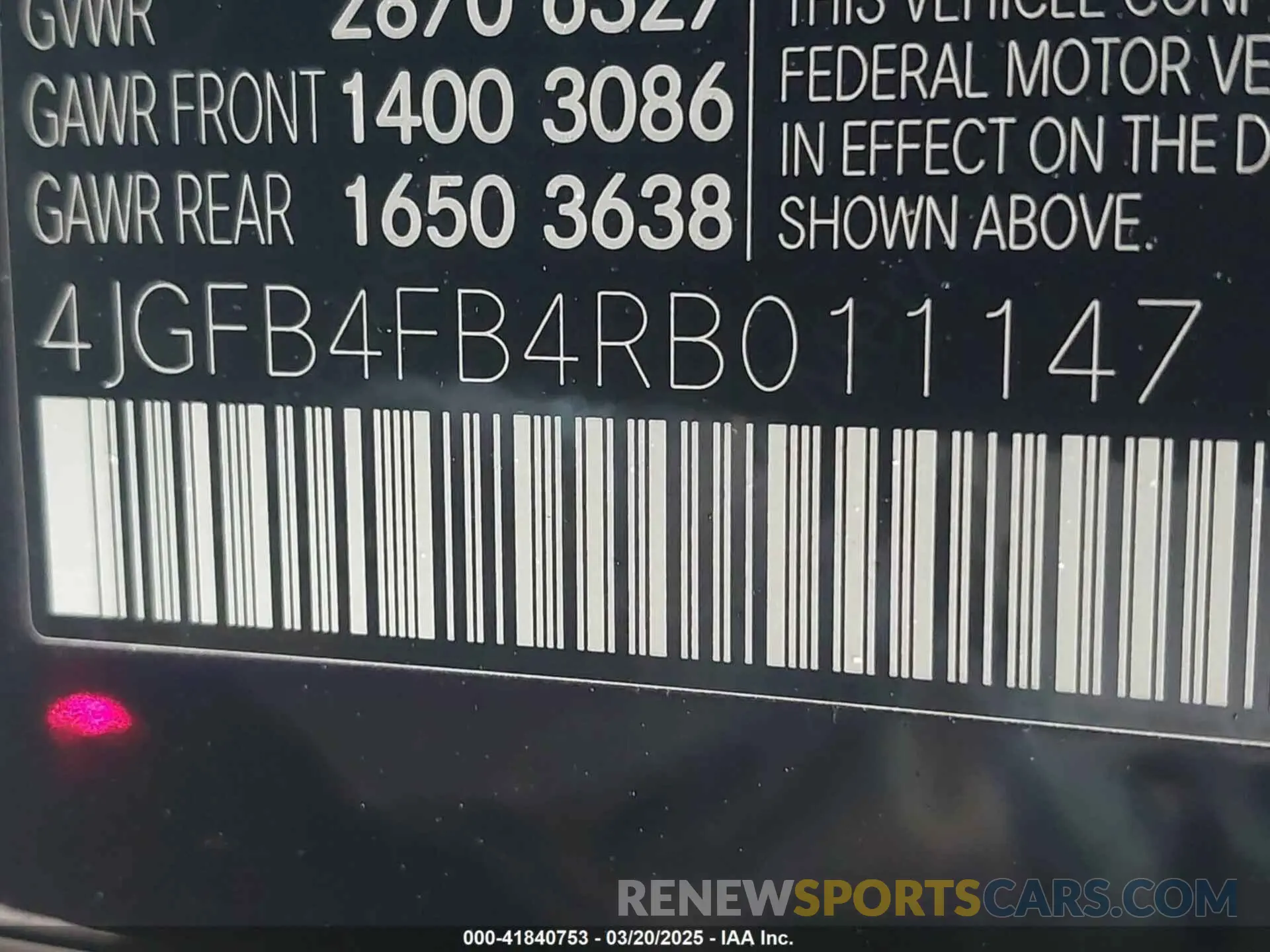 9 fotografías del automóvil dañado 4JGFB4FB4RB011147 MERCEDES-BENZ GLE 350 2024