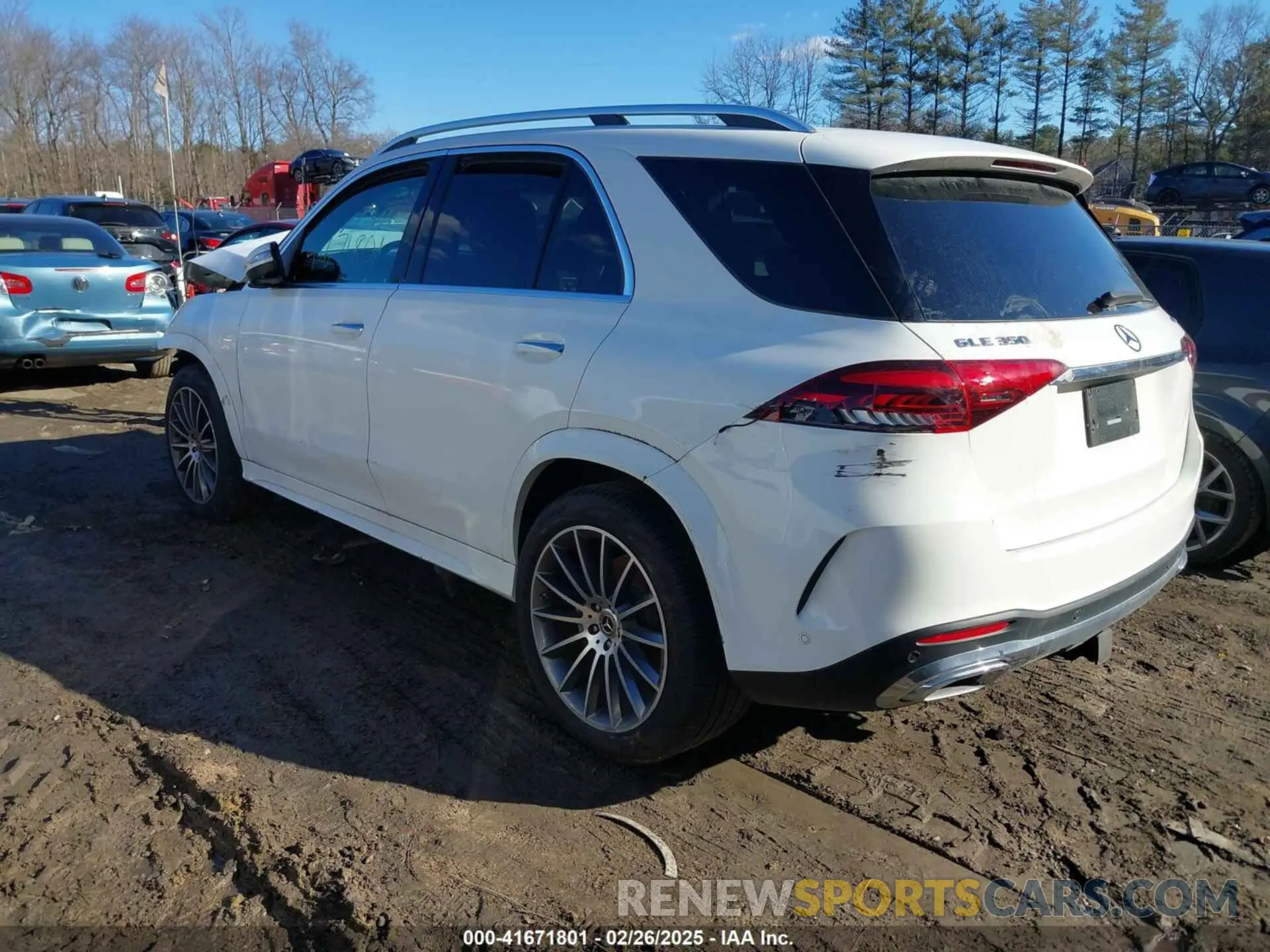 3 fotografías del automóvil dañado 4JGFB4FB5RA971860 MERCEDES-BENZ GLE 350 2024