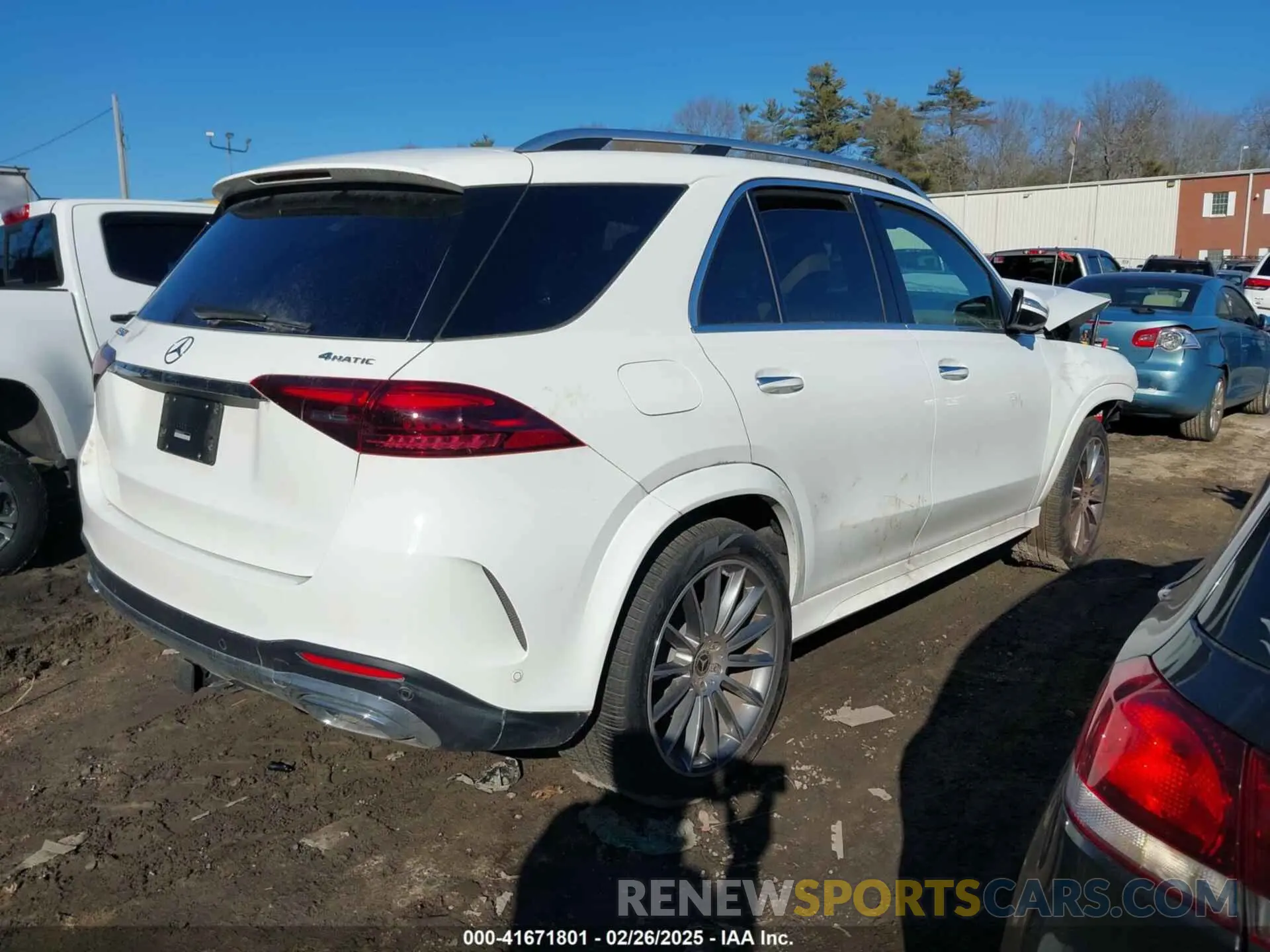 4 fotografías del automóvil dañado 4JGFB4FB5RA971860 MERCEDES-BENZ GLE 350 2024