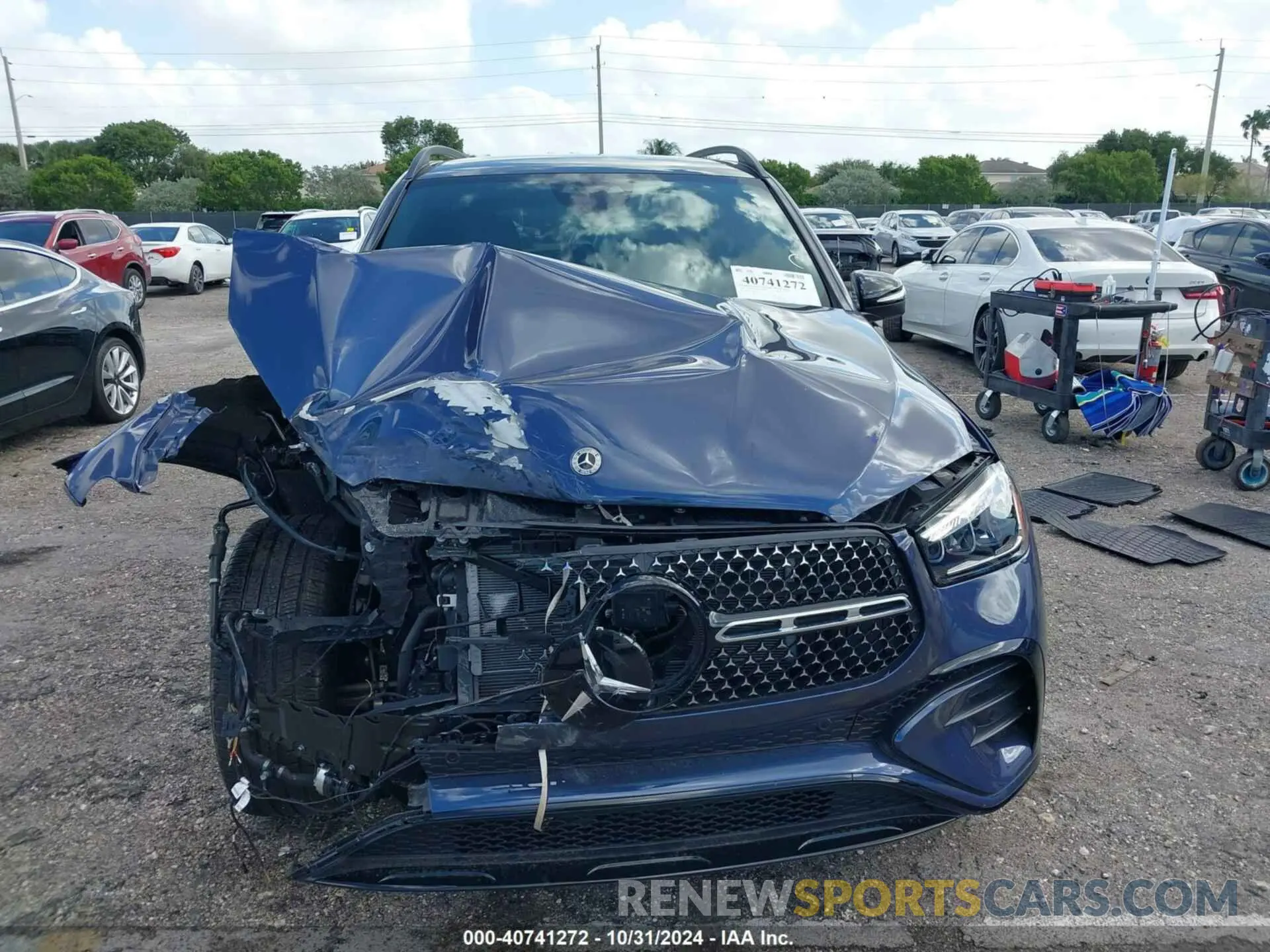 12 fotografías del automóvil dañado 4JGFB4FB7RB115941 MERCEDES-BENZ GLE 350 2024