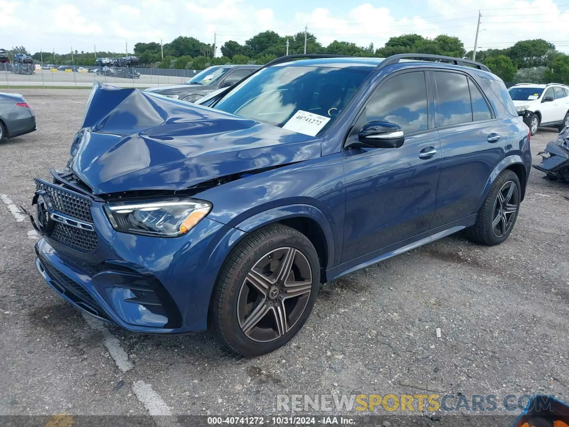 2 fotografías del automóvil dañado 4JGFB4FB7RB115941 MERCEDES-BENZ GLE 350 2024