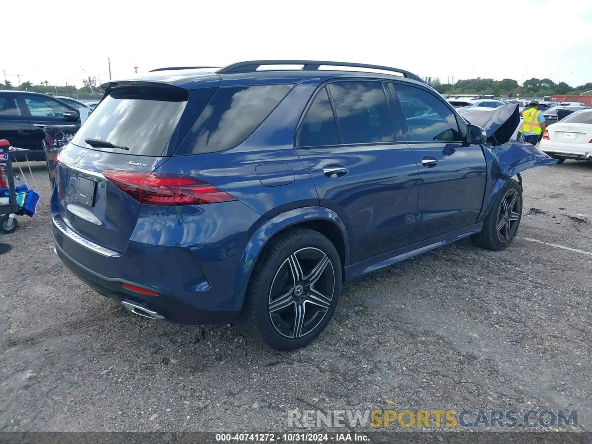 4 fotografías del automóvil dañado 4JGFB4FB7RB115941 MERCEDES-BENZ GLE 350 2024
