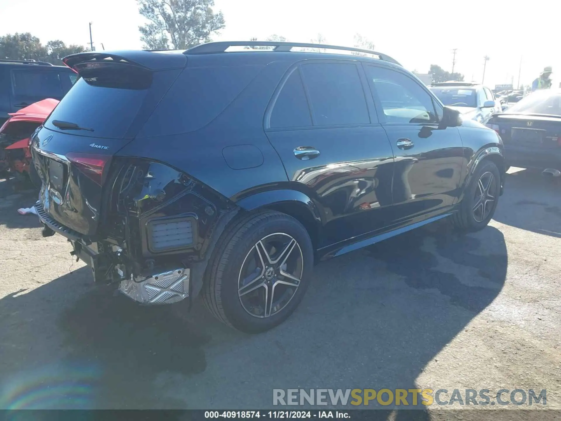 4 fotografías del automóvil dañado 4JGFB4FB7RB255715 MERCEDES-BENZ GLE 350 2024
