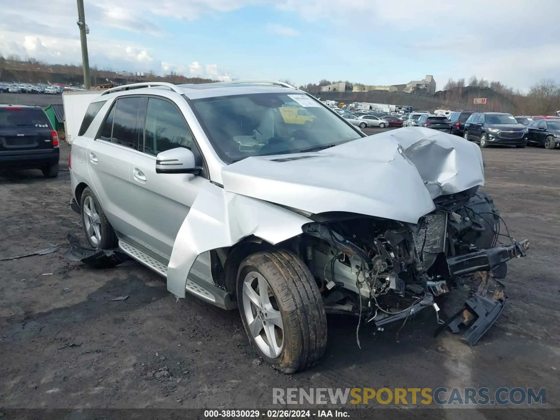 1 fotografías del automóvil dañado 4JGDA5GB9KB212045 MERCEDES-BENZ GLE 400 2019