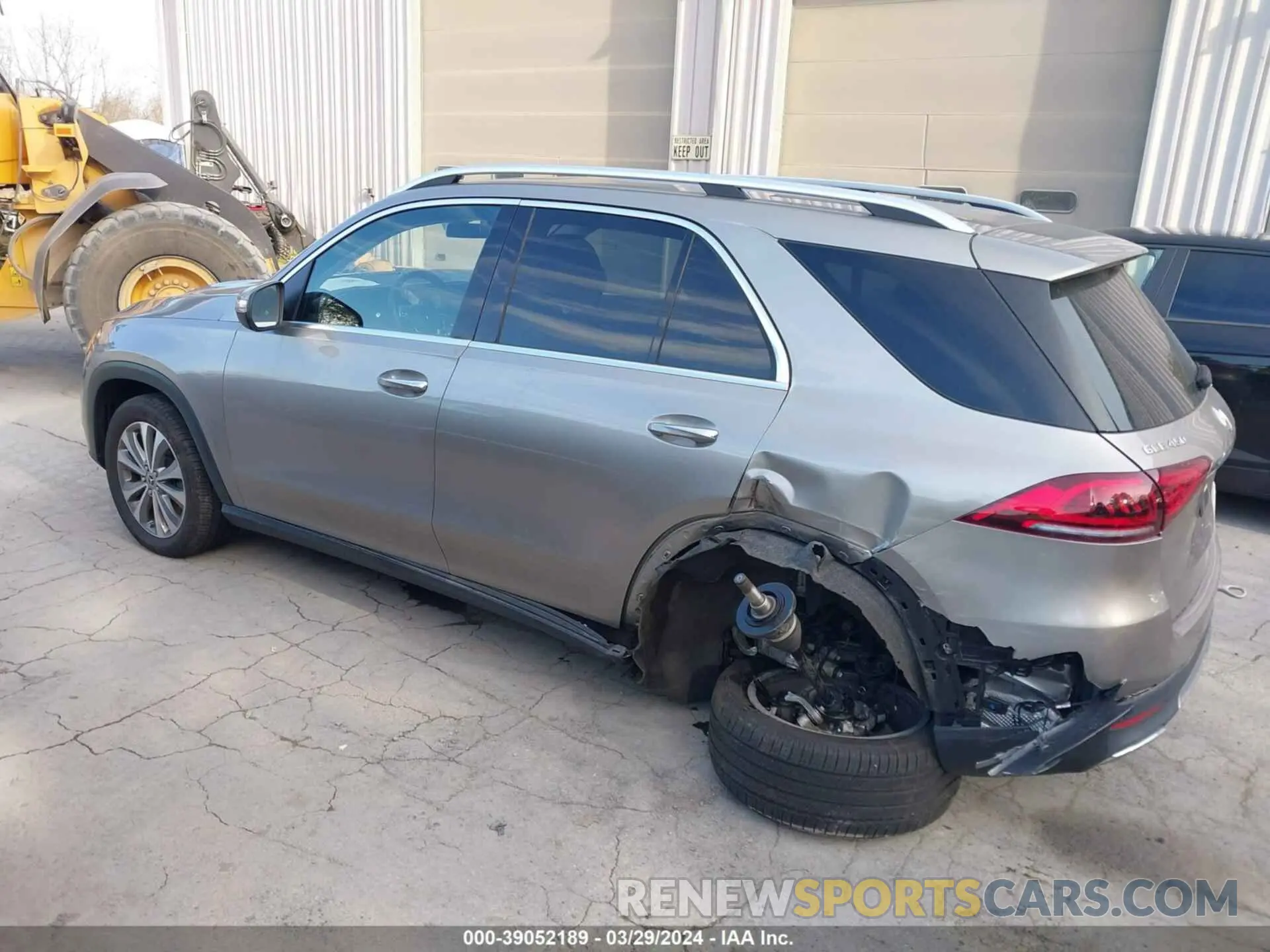 3 fotografías del automóvil dañado 4JGFB5KB2LA129710 MERCEDES-BENZ GLE 450 2020