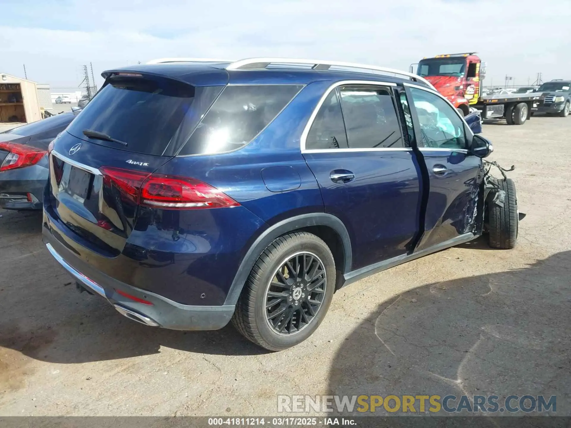 4 fotografías del automóvil dañado 4JGFB5KB9LA244966 MERCEDES-BENZ GLE 450 2020
