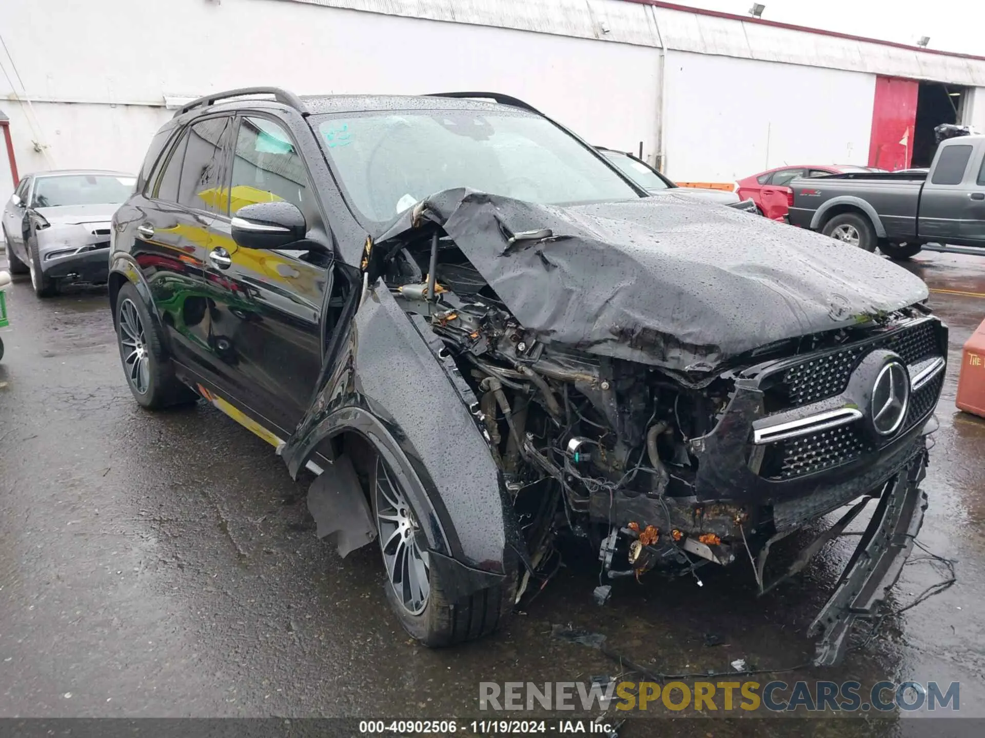6 fotografías del automóvil dañado 4JGFB5KB4MA415933 MERCEDES-BENZ GLE 450 2021