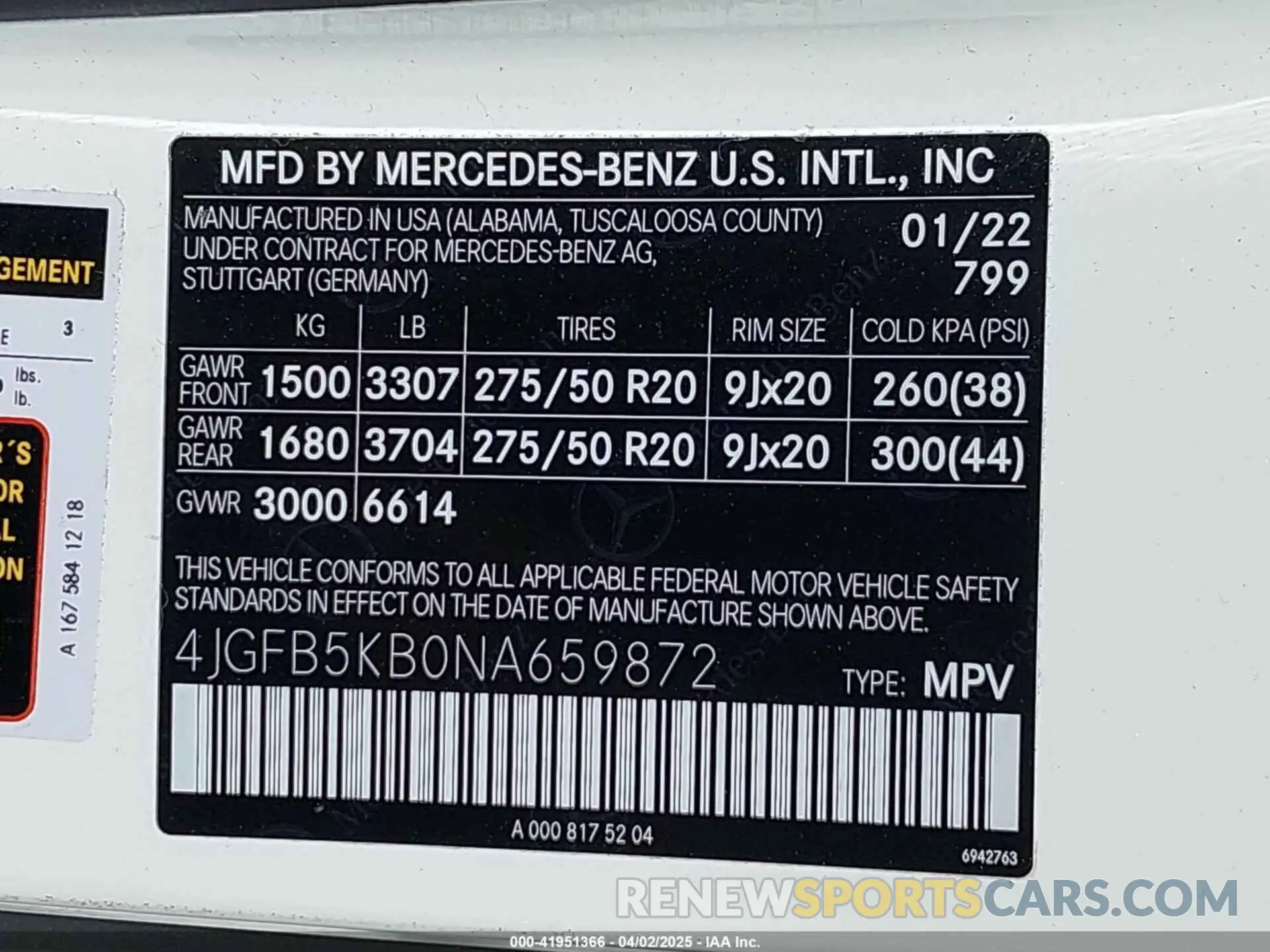 9 fotografías del automóvil dañado 4JGFB5KB0NA659872 MERCEDES-BENZ GLE 450 2022